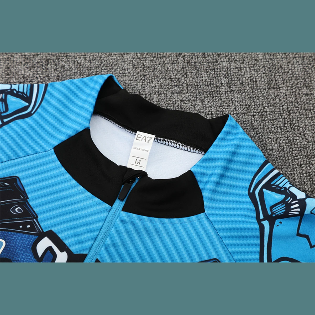 Tifoso Store Tuta Napoli Mimetica Azzurra 2025/26 mezza zip