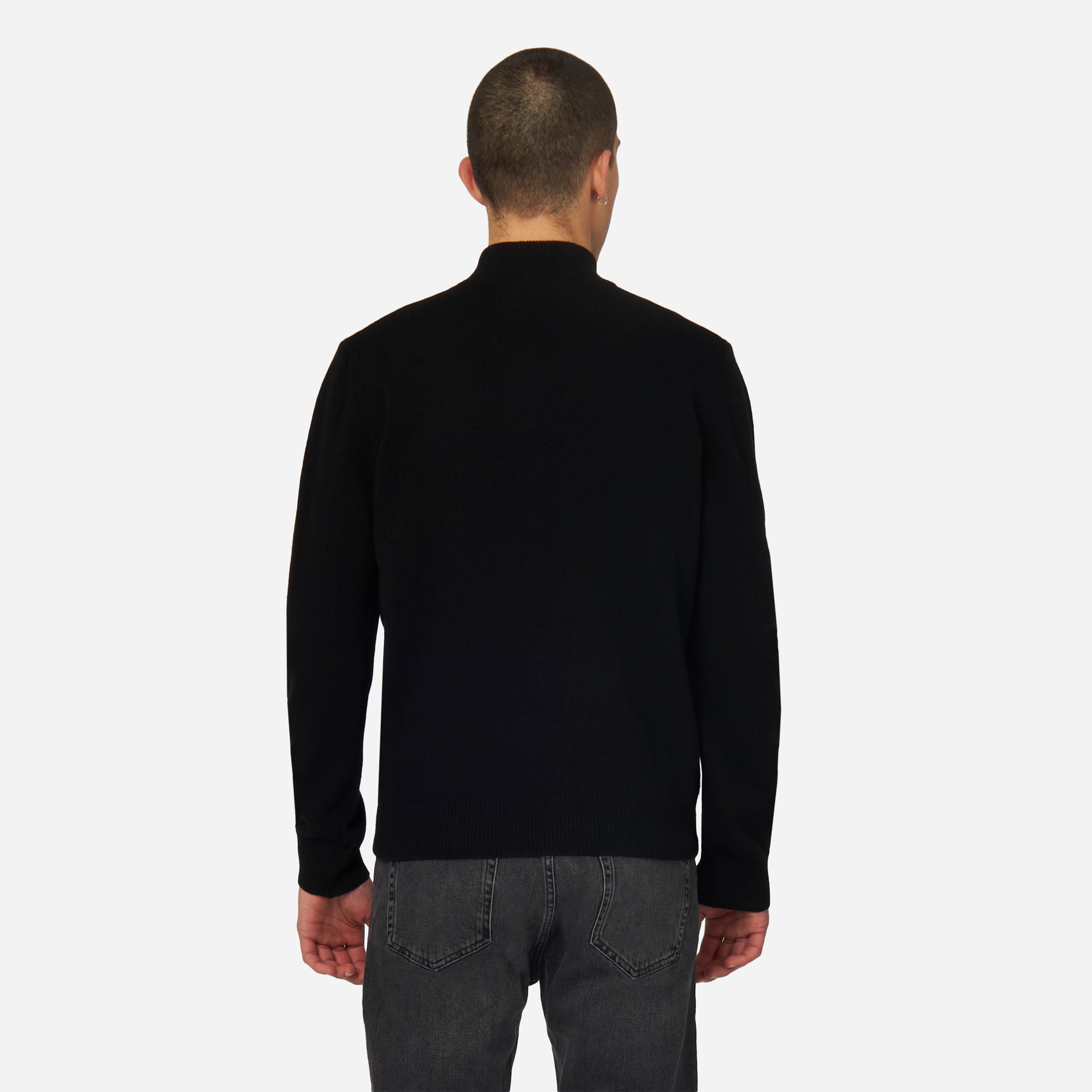 AC Milan Gold Essential pullover dolcevita lana zip