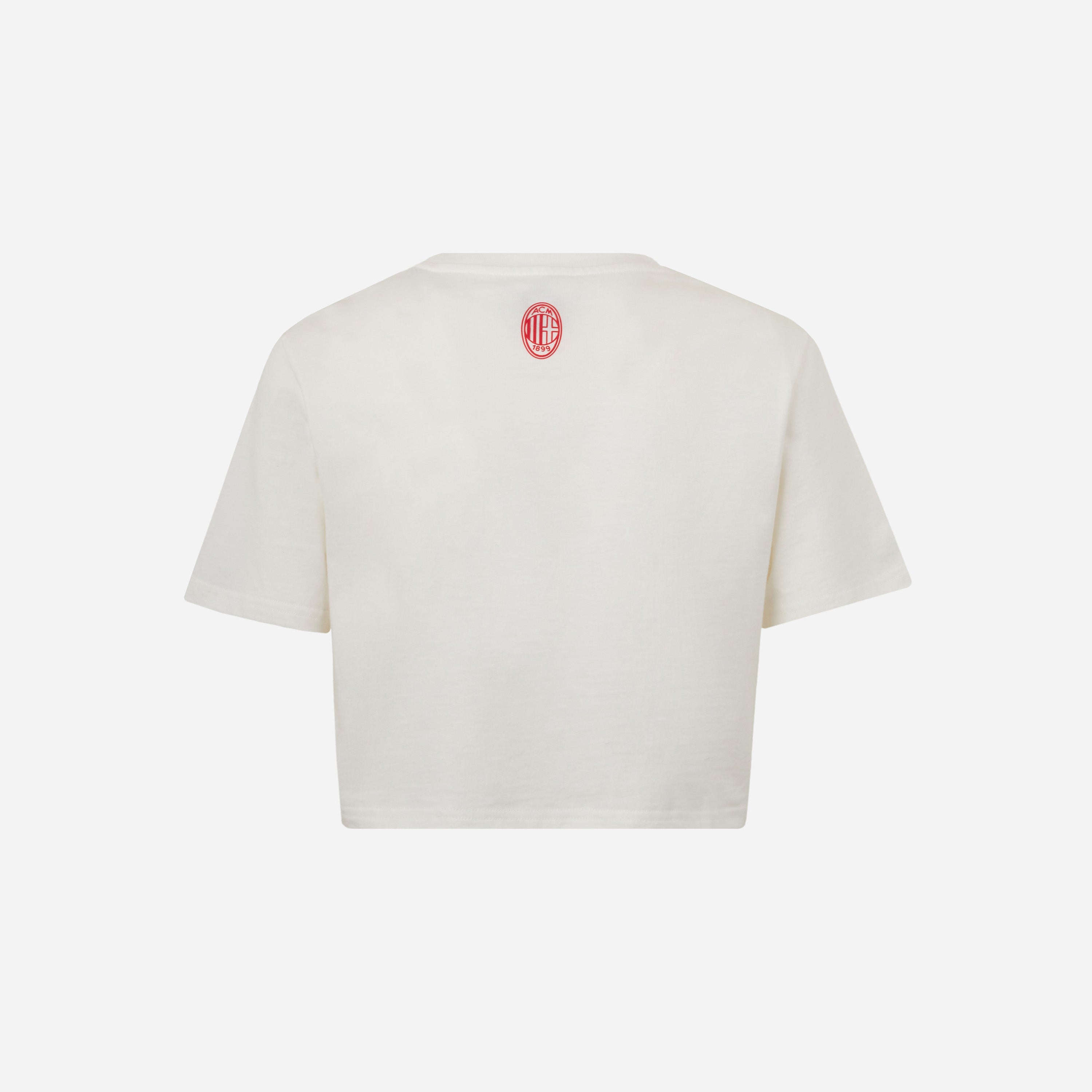 AC Milan College Collection Crop Top Donna Maglia Cotone