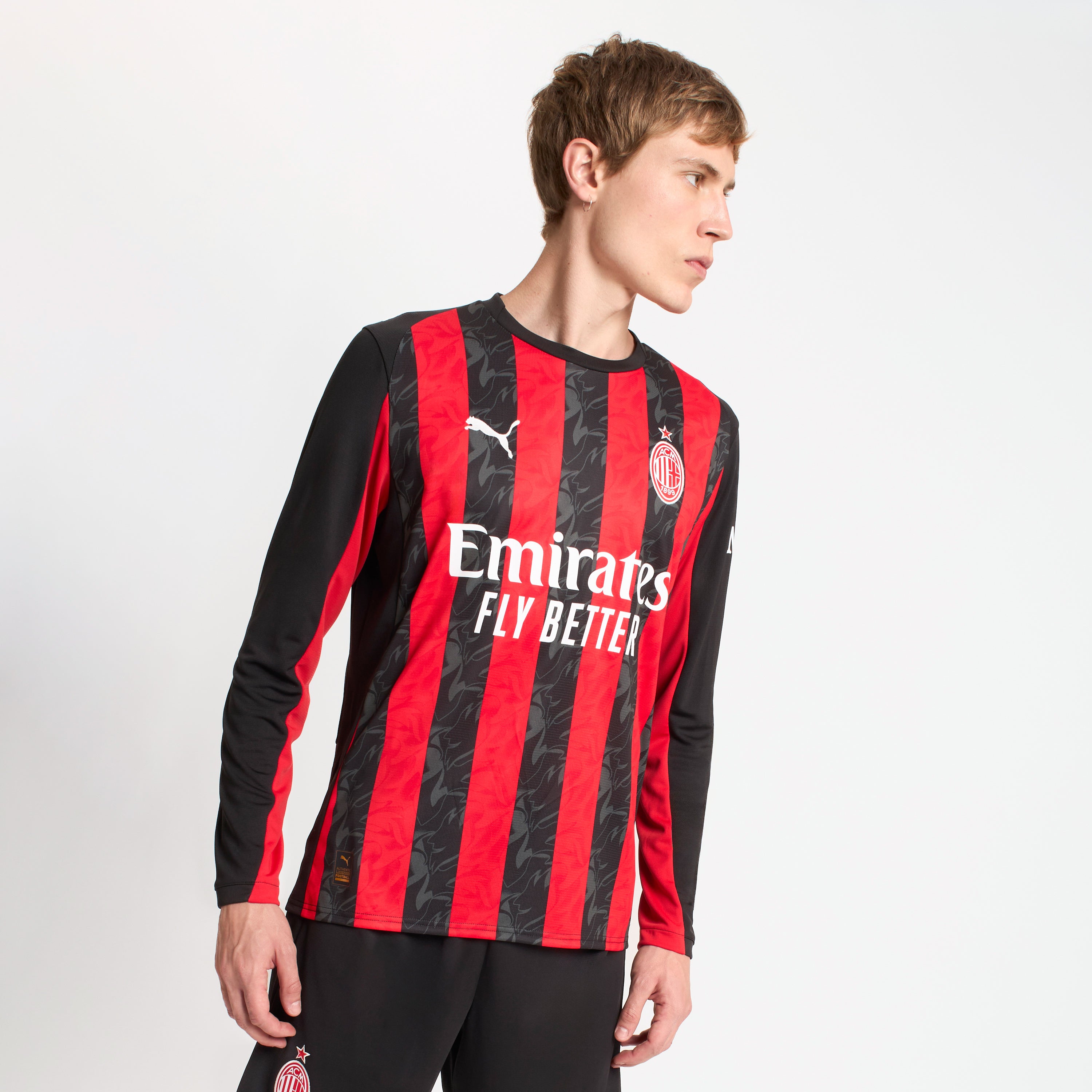 AC Milan Home 25/26 Maglia Manica Lunga Uomo Drycell