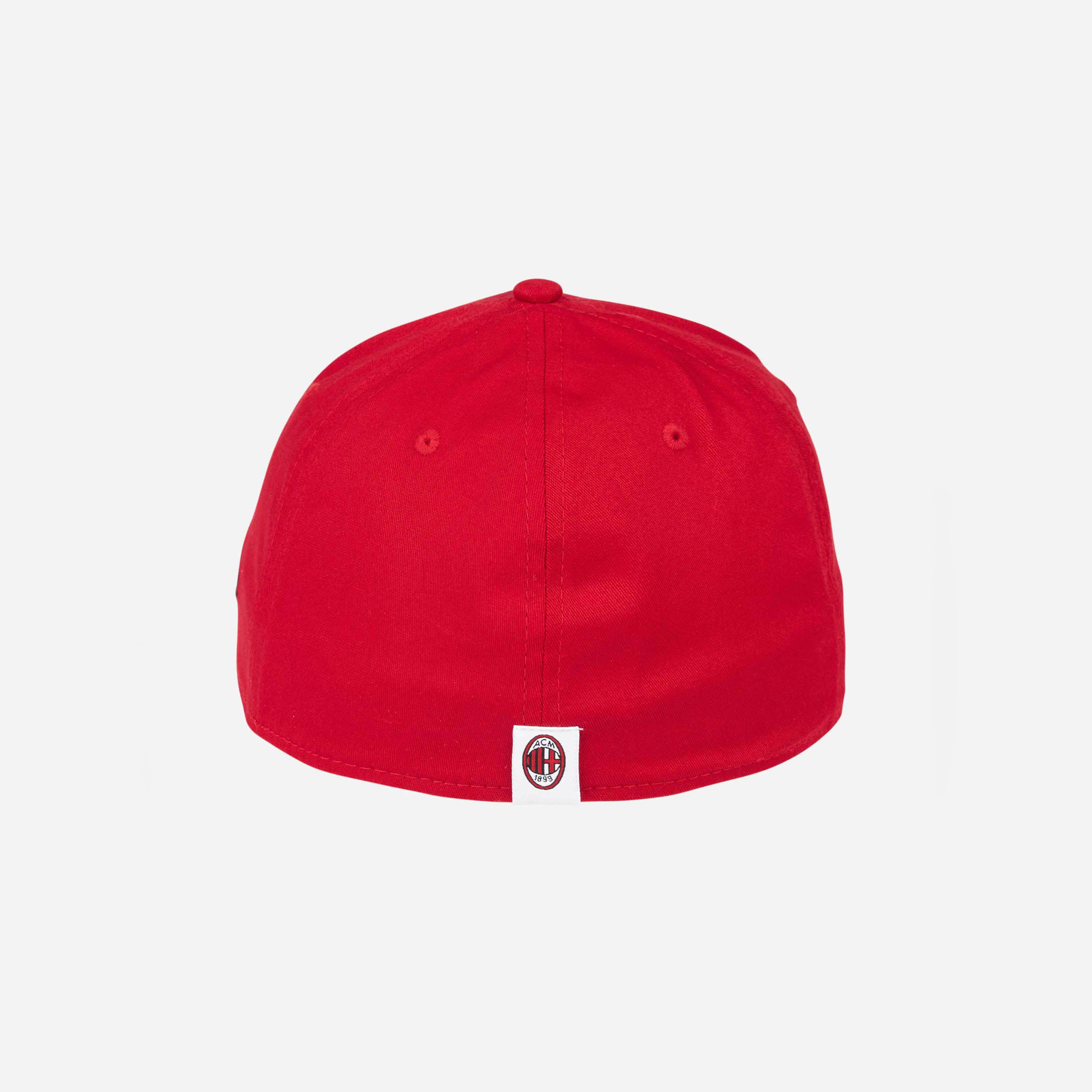 AC Milan 39THIRTY New Era Cappello Rosso Nero M Poliestere