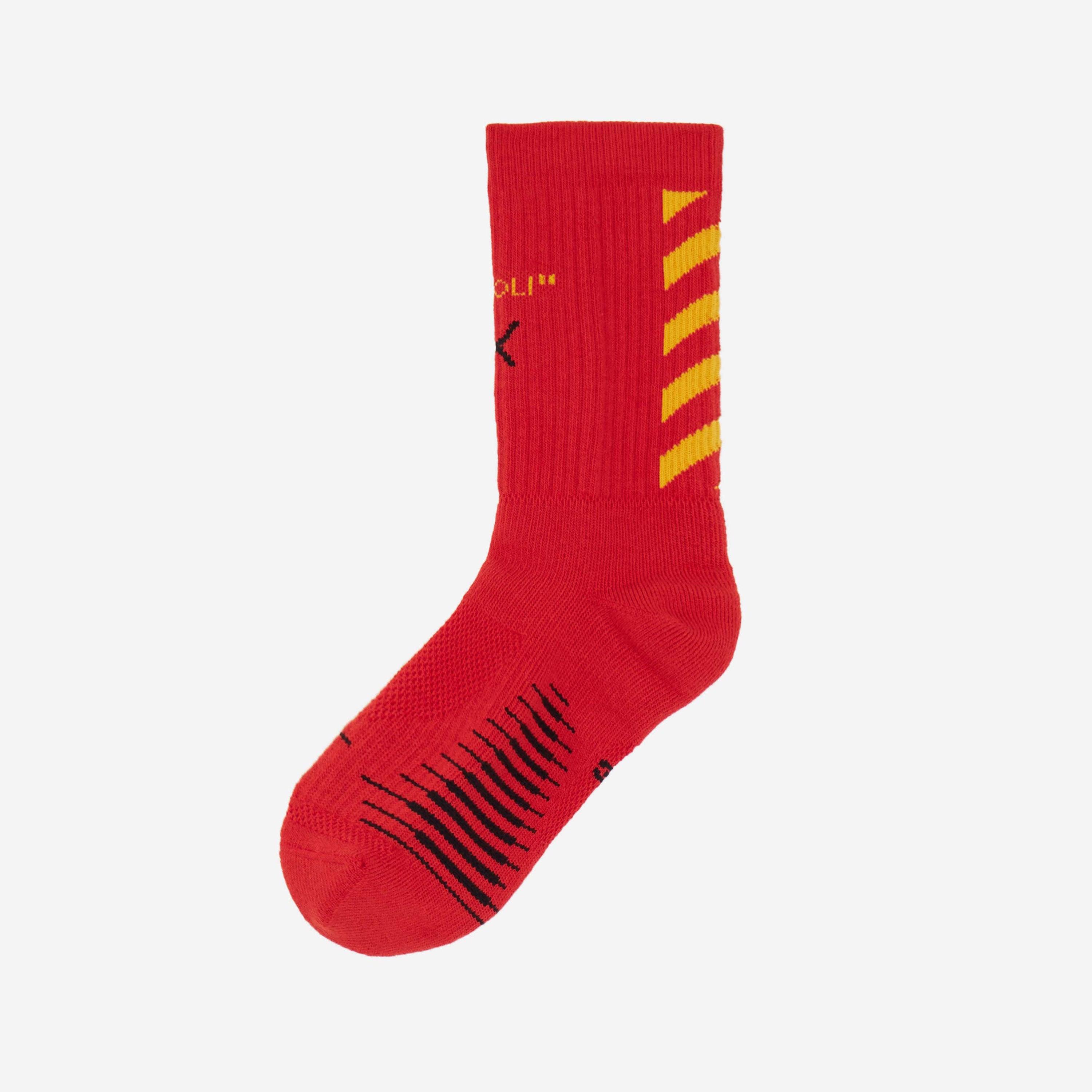 AC Milan Puma Off-White Calze Crew Rosse Diavoli 002