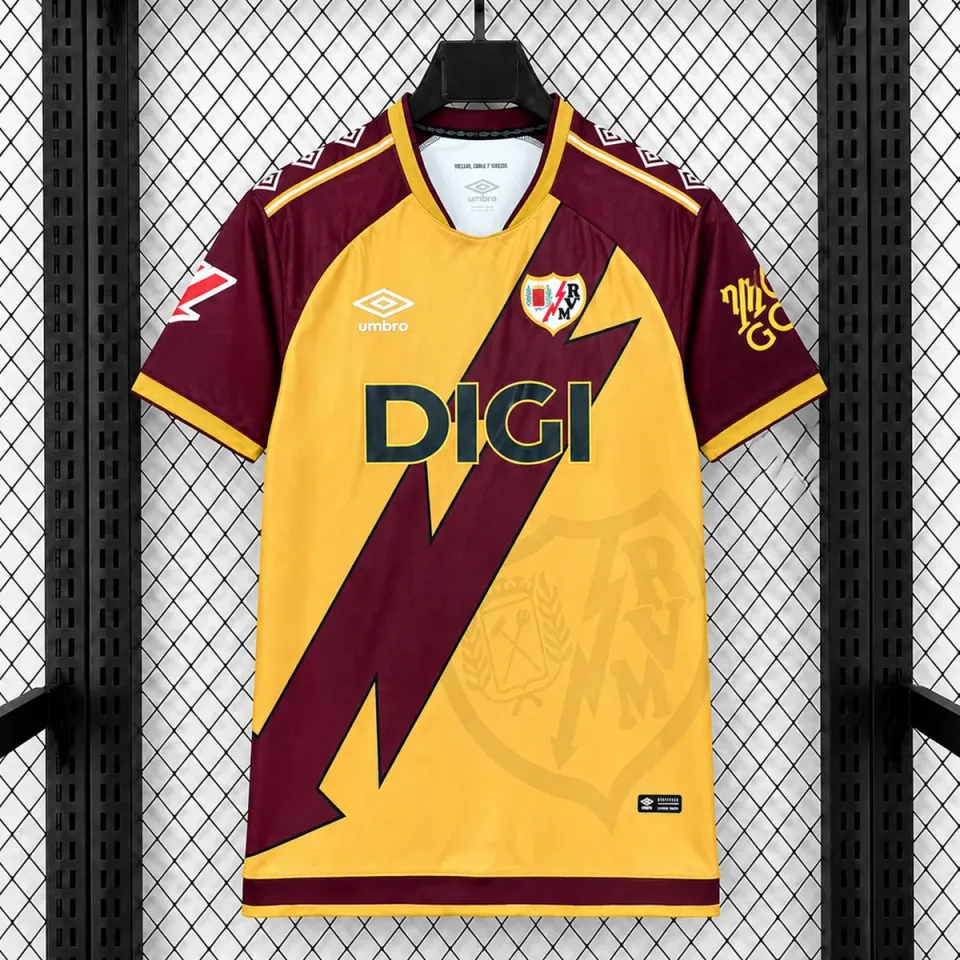 Rayo Vallecano Terza Maglia Calcio 2026/27 giallo senape
