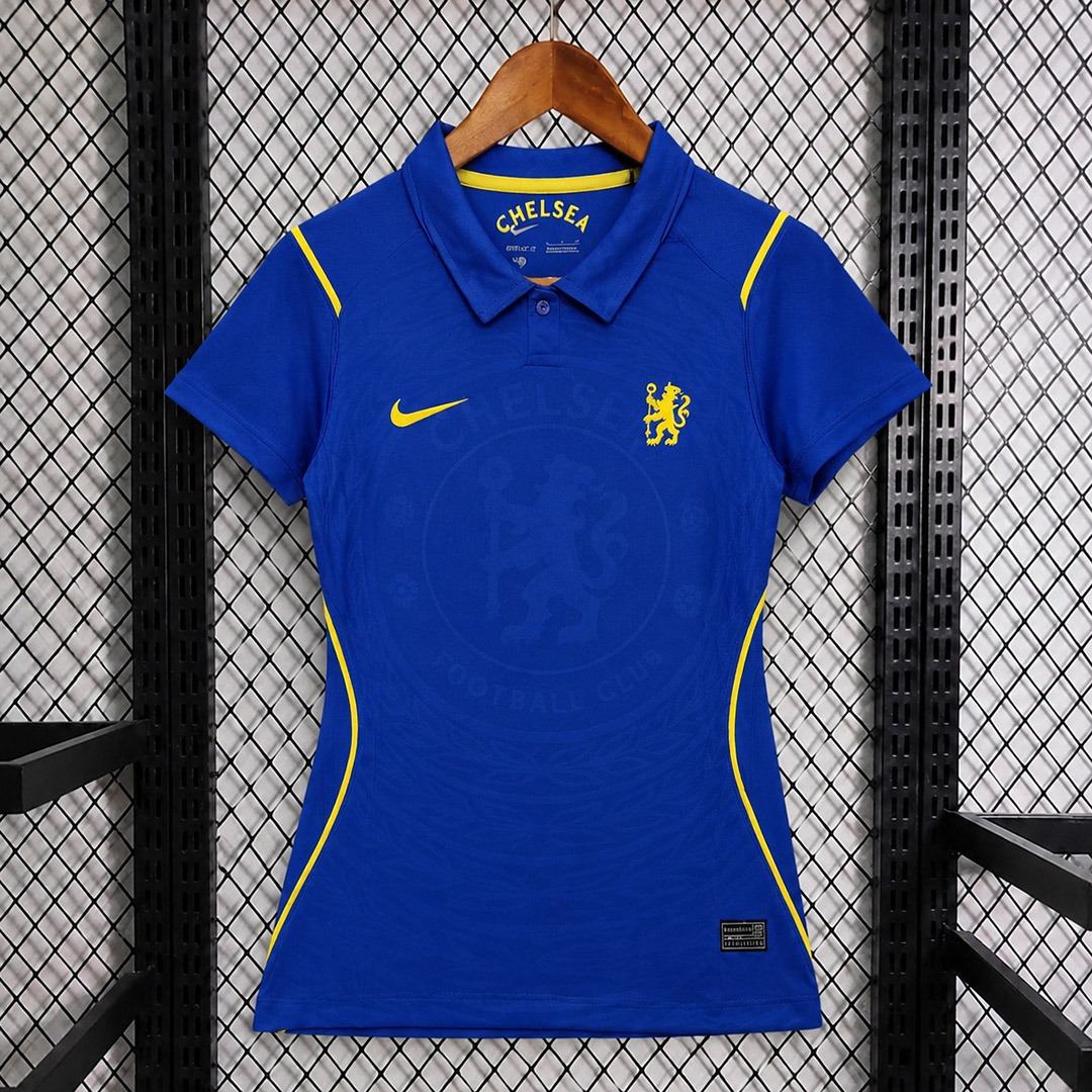 Chelsea Donna 2026/27 prima maglia blu royal polo donna