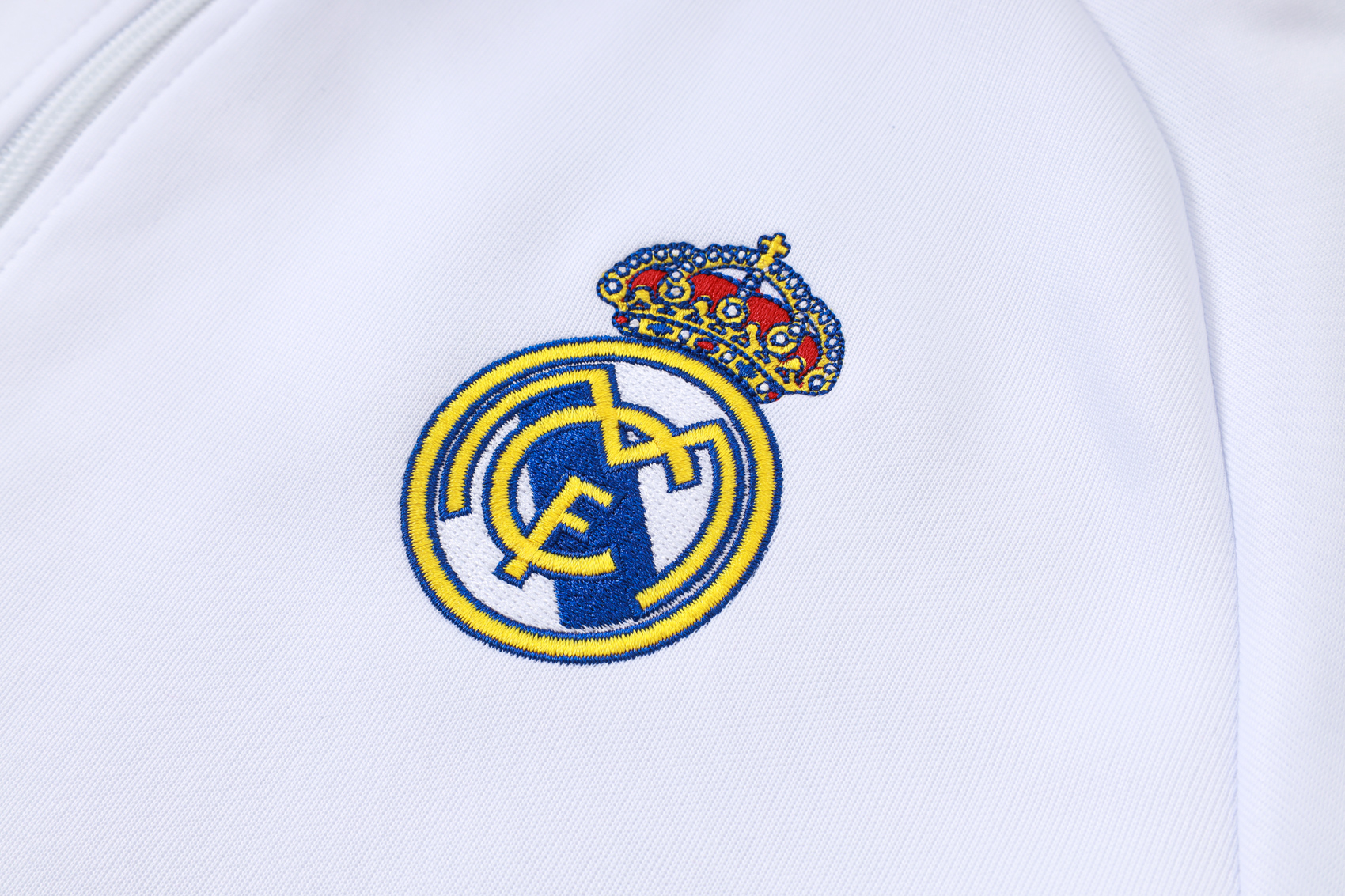 Real Madrid Tute Sportive 2026/27 tuta full zip bianca blu