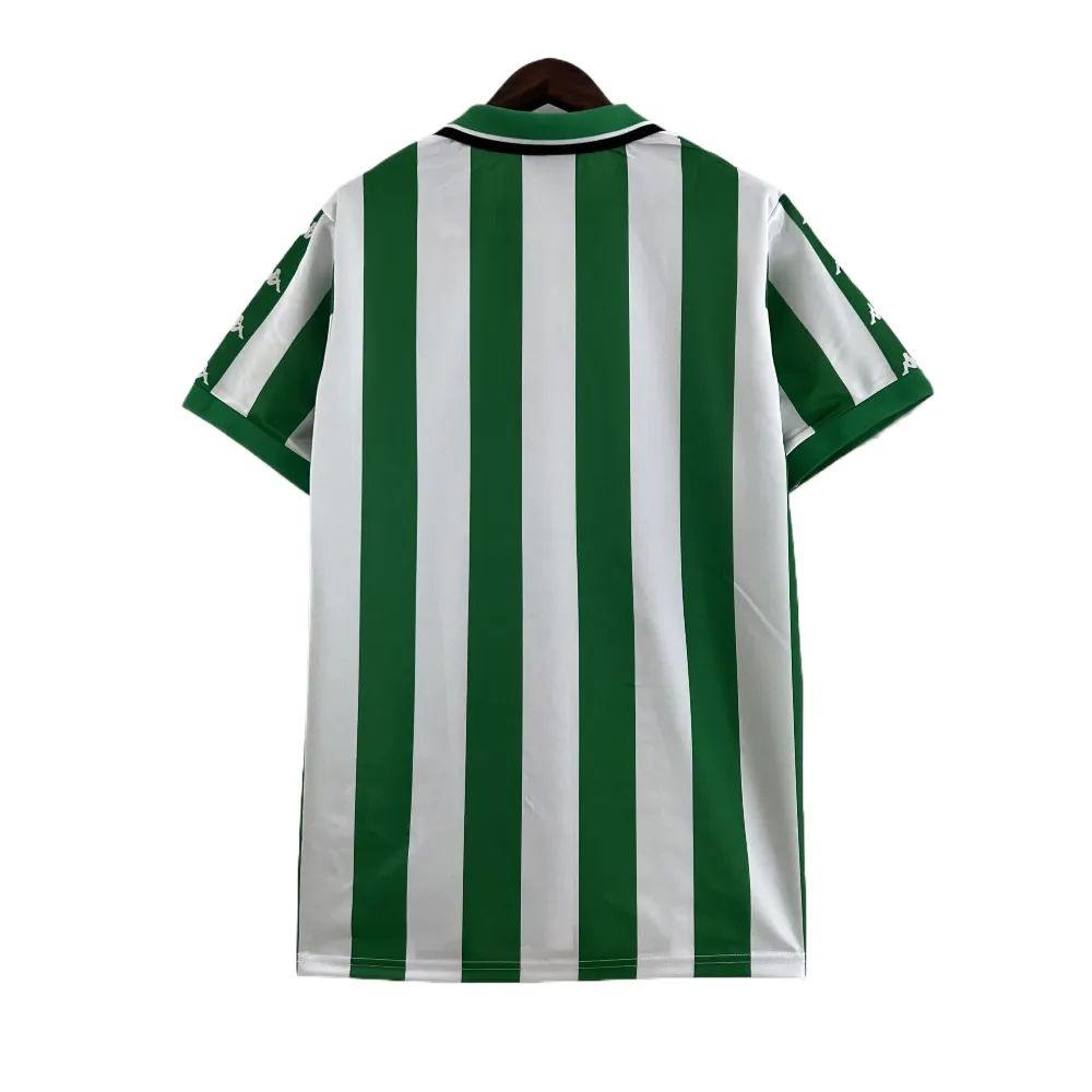 Real Betis 1993/94 Retro maglia calcio righe verdi S-XXL