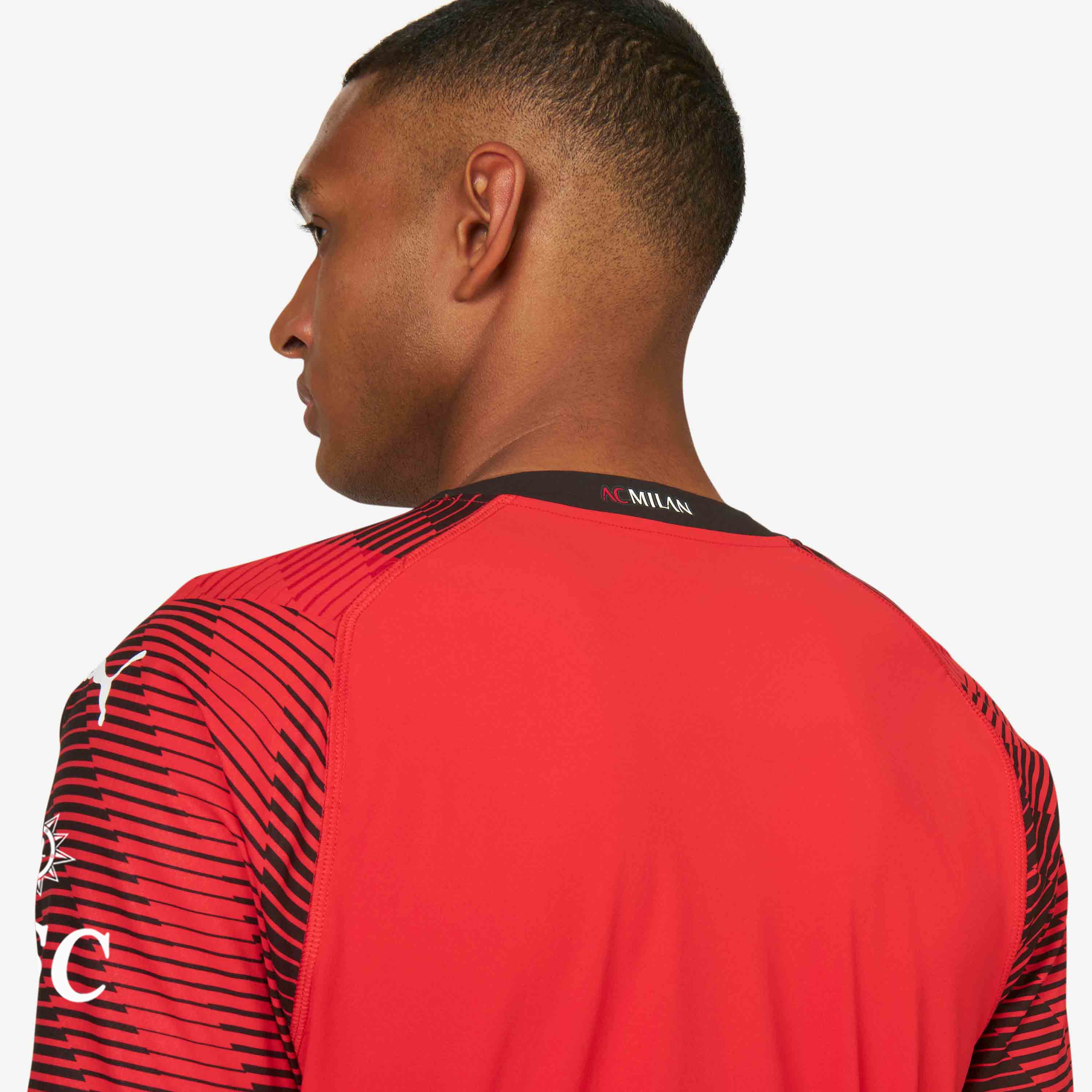 AC Milan Home Authentic 2023/24 maglia rossa nera