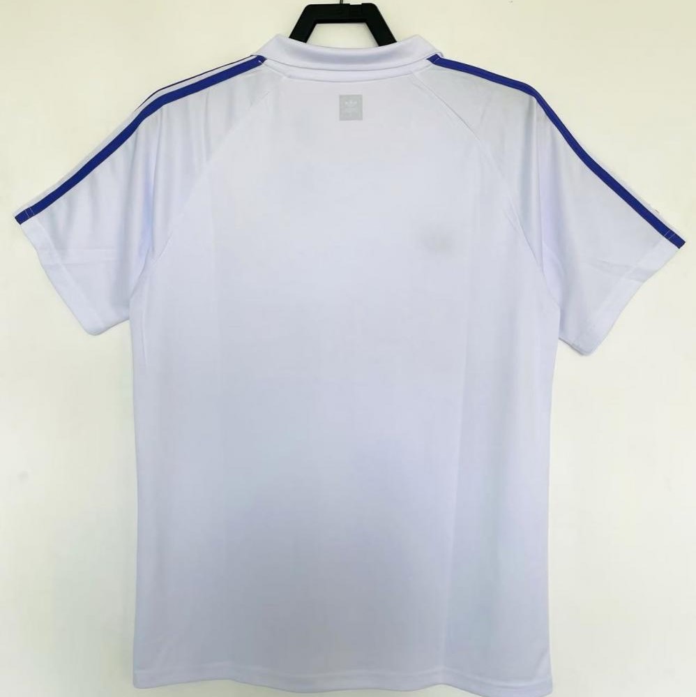 Real Madrid Home 1984/85 maglia calcio retro bianca Zanussi