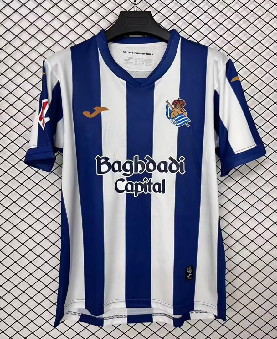Real Sociedad Prima Maglia 2026/27 maglia righe