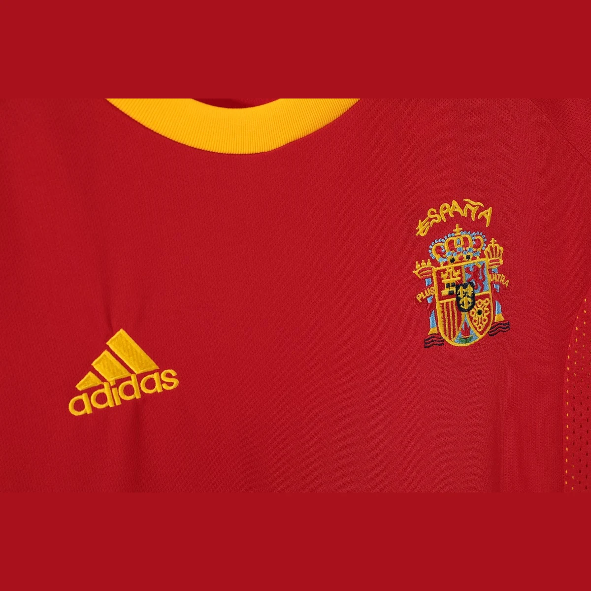 Tifoso Store Spagna 2002 maglia calcio rossa retro home