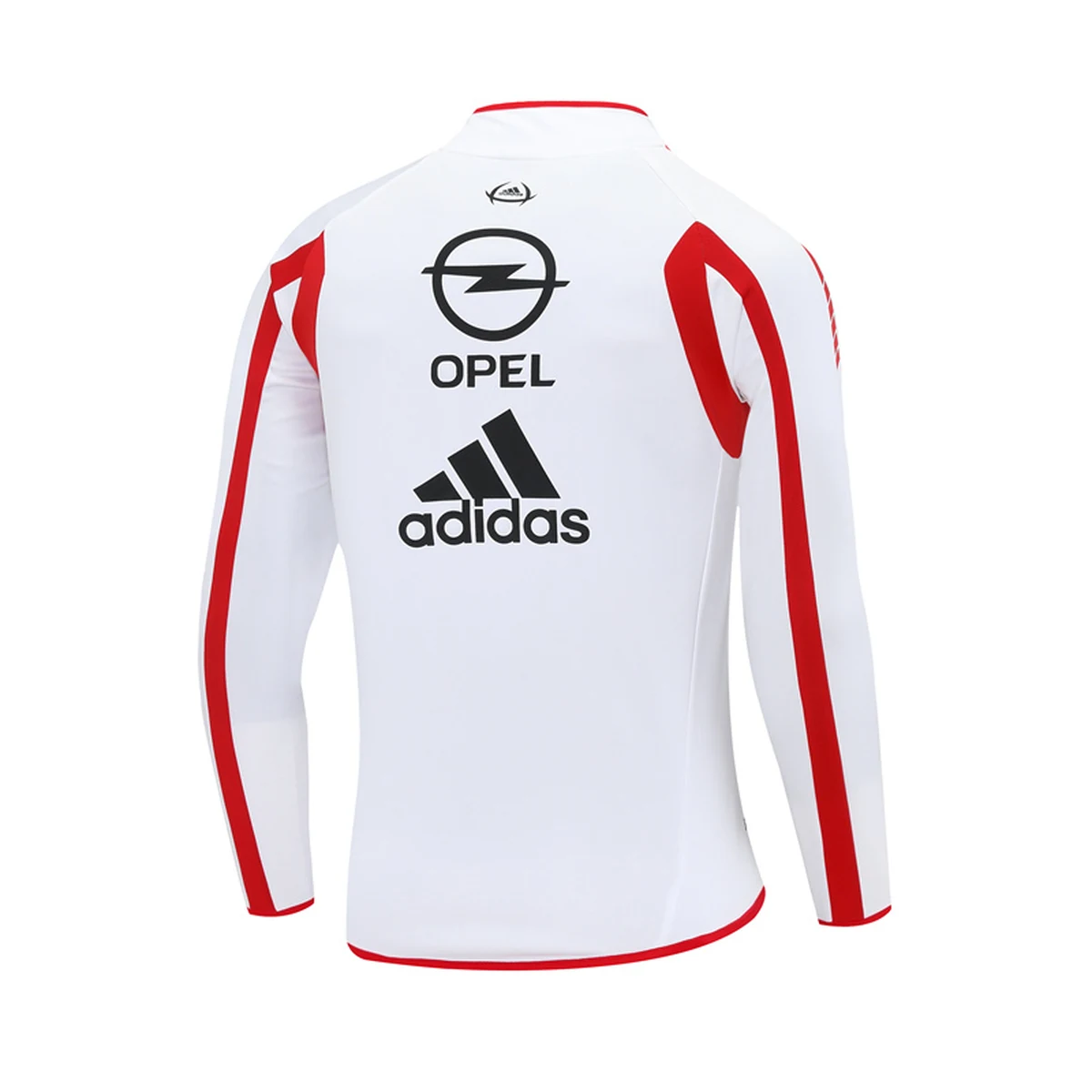 Milan 2005/06 Felpa Mezza Zip Bianca sponsor Opel