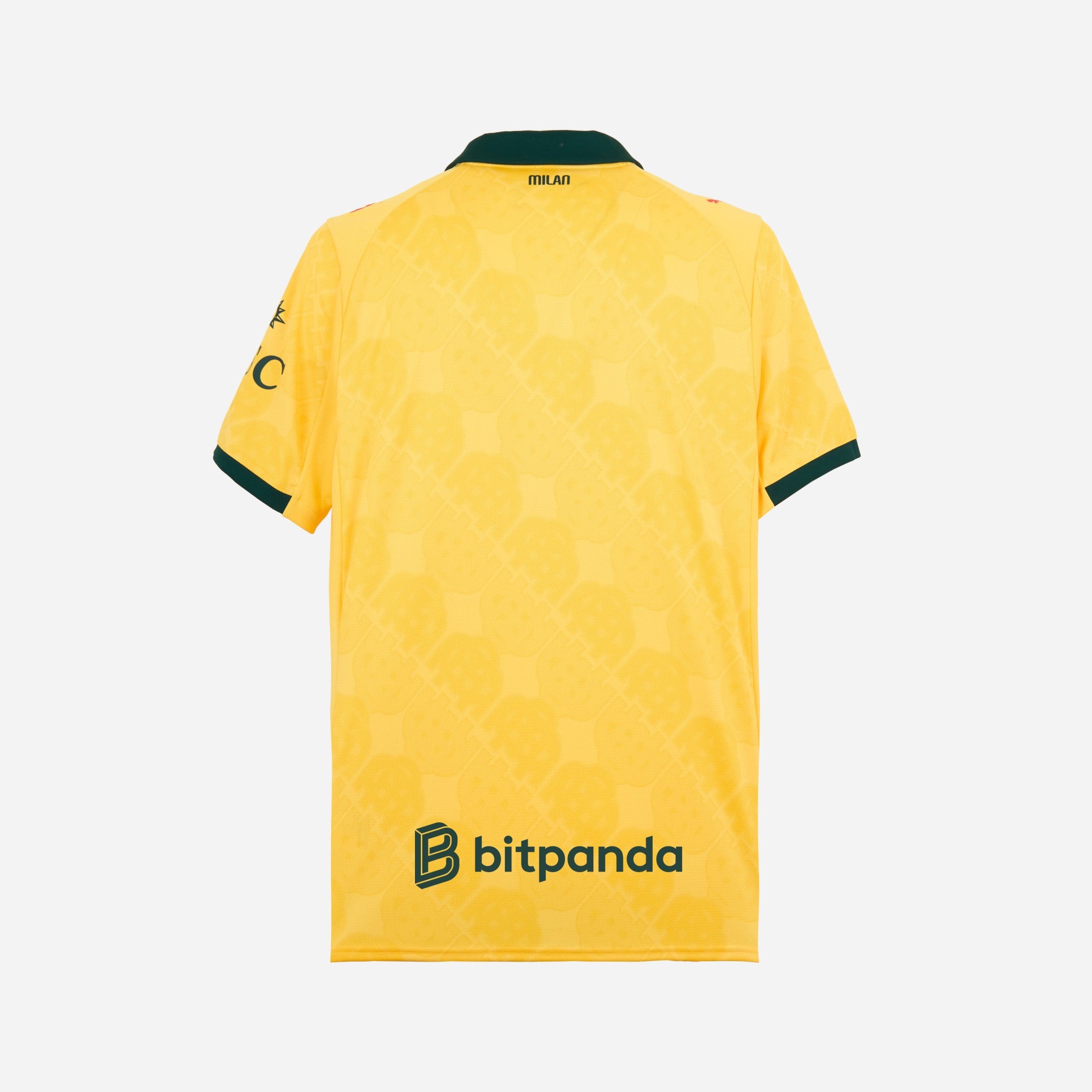 AC Milan Kit Gara 2025/26 Maglia Third Uomo Gialla