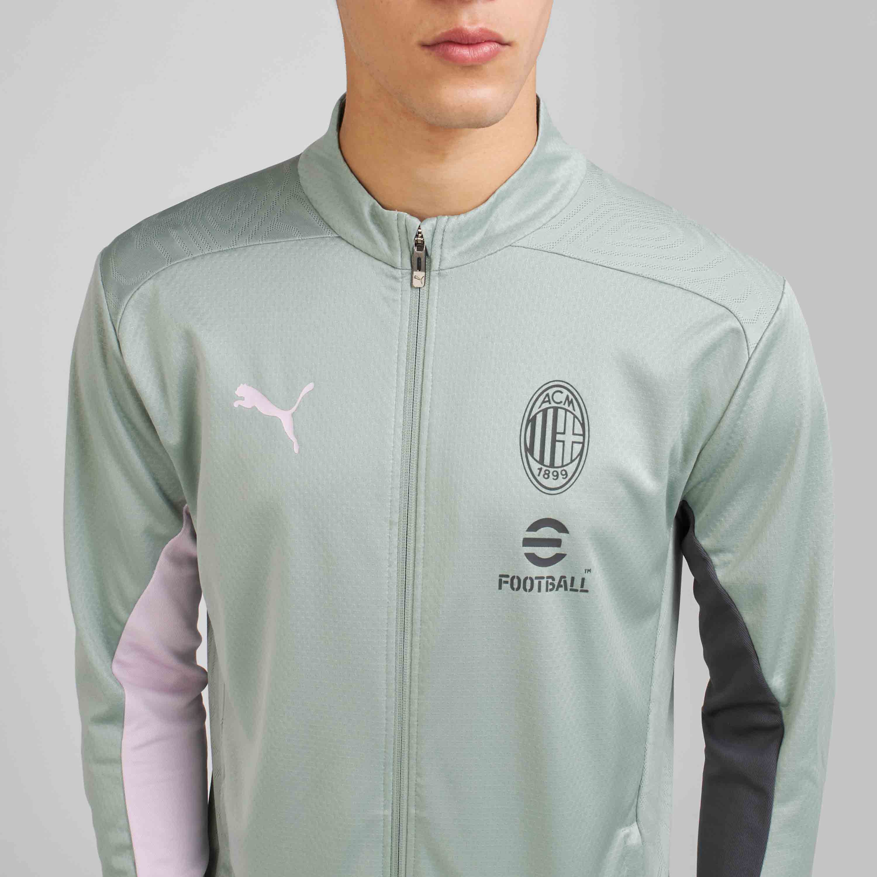 AC Milan Allenamento 2024/25 giacca zip uomo tasche tessuto traspirante