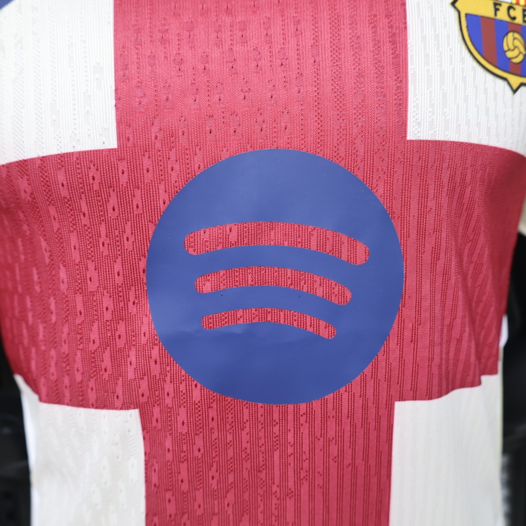 Tifoso Store Barcellona 2026/27 maglia crema Player croce