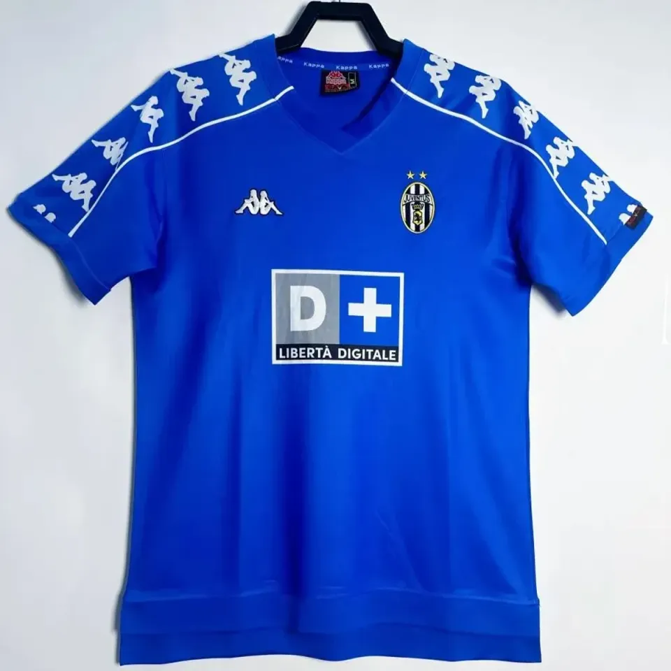 Juventus Away 1999/00 Seconda Maglia Blu Kappa