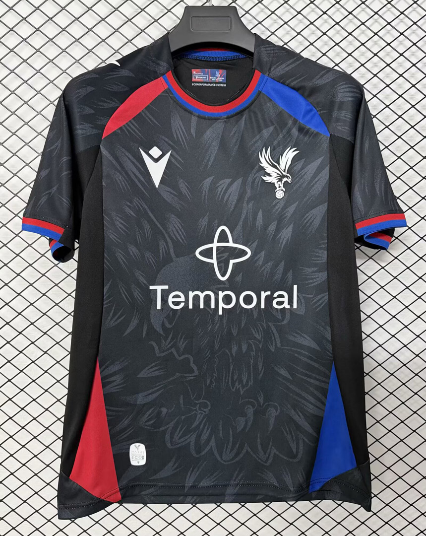 Crystal Palace 2026/27 maglia trasferta nera maniche corte