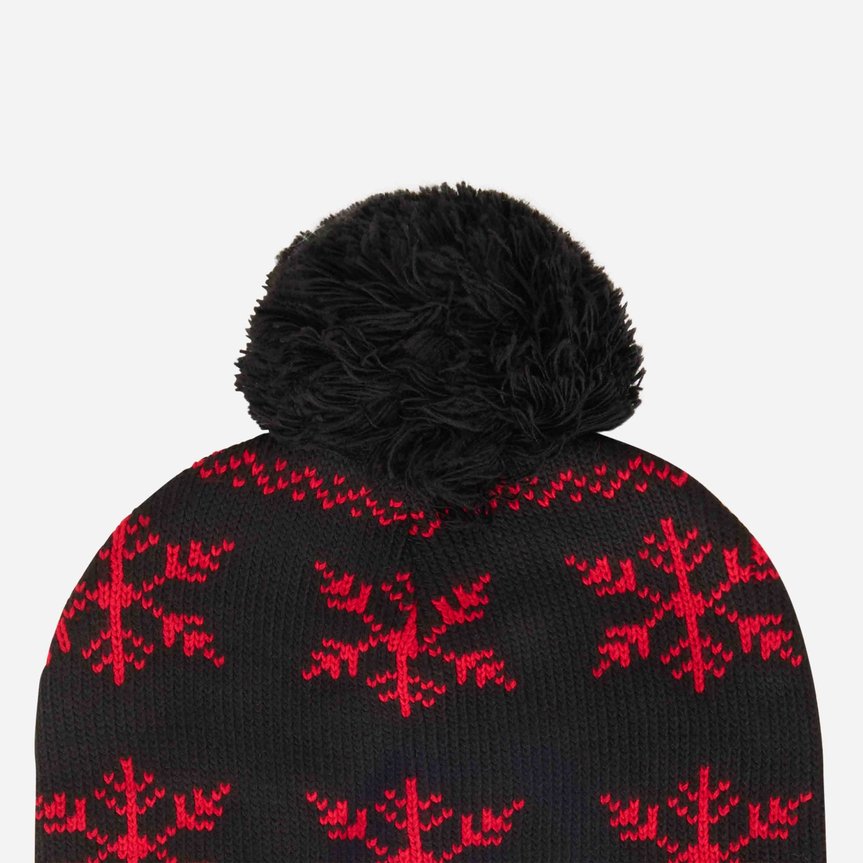 AC Milan Christmas Hat Berretto Natalizio Nero Unisex