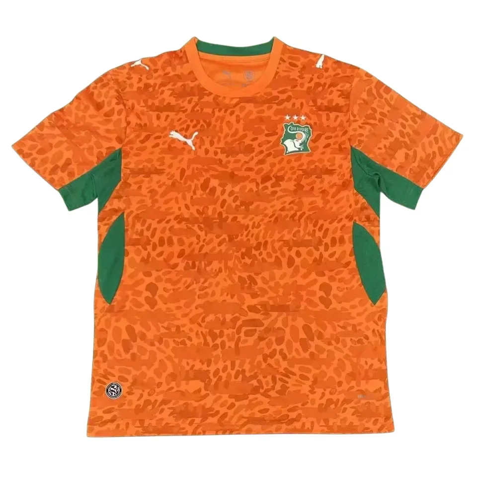 Maglia Costa d’Avorio Mondiale 2026 arancione S-XXL