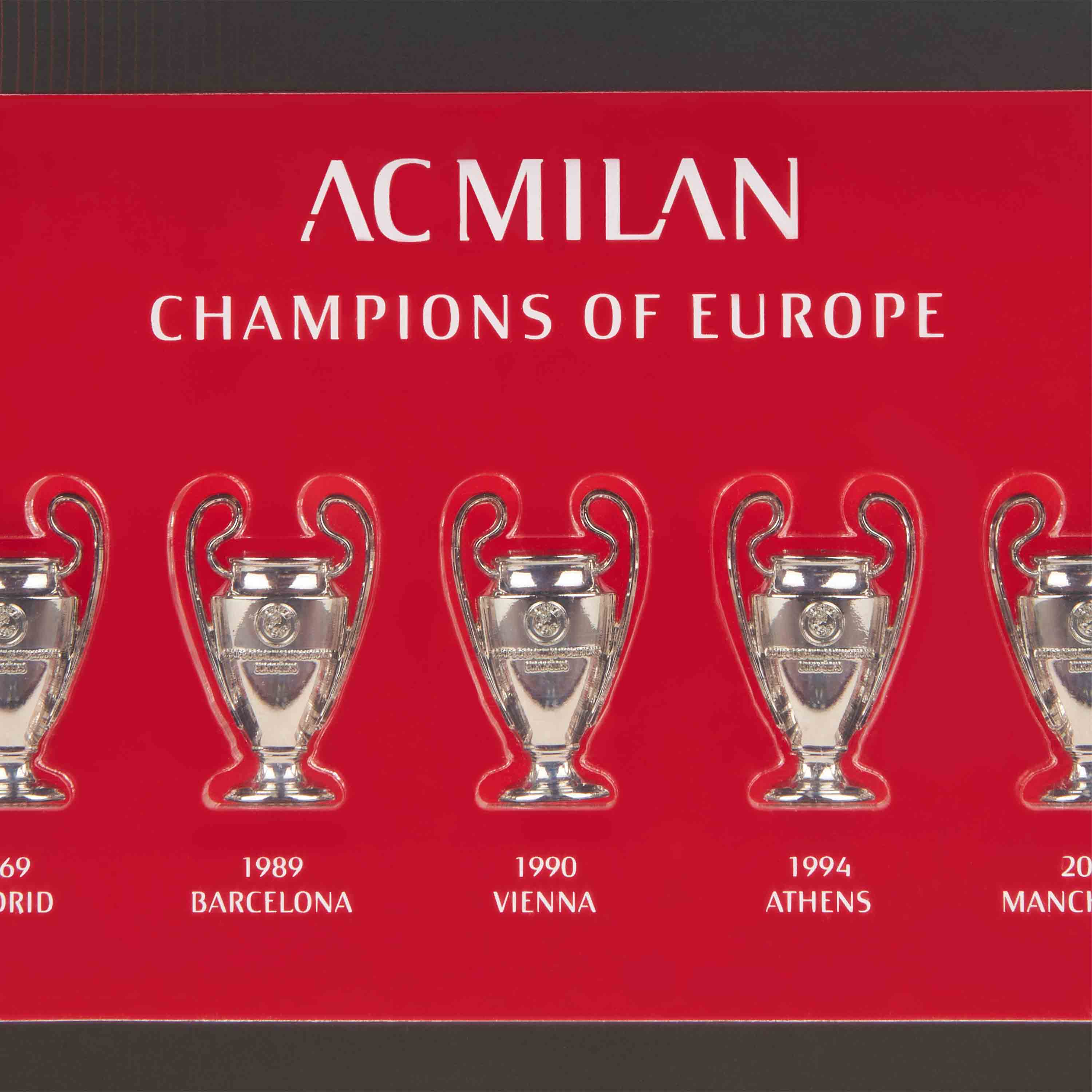 AC Milan Acrylic Plate targa acrilico taglia unica
