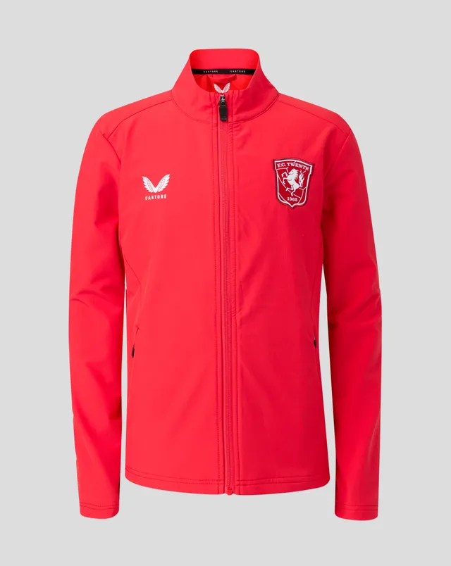 Twente Matchday 26/27 giacca junior rossa tessuto leggero