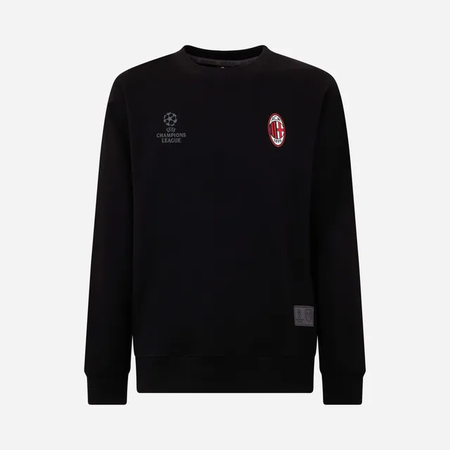 AC Milan Champions Felpa Girocollo Logo Coppe Taglia M