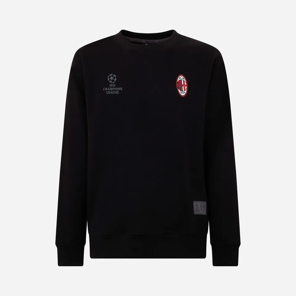 AC Milan Champions Felpa Girocollo Logo Coppe Taglia M