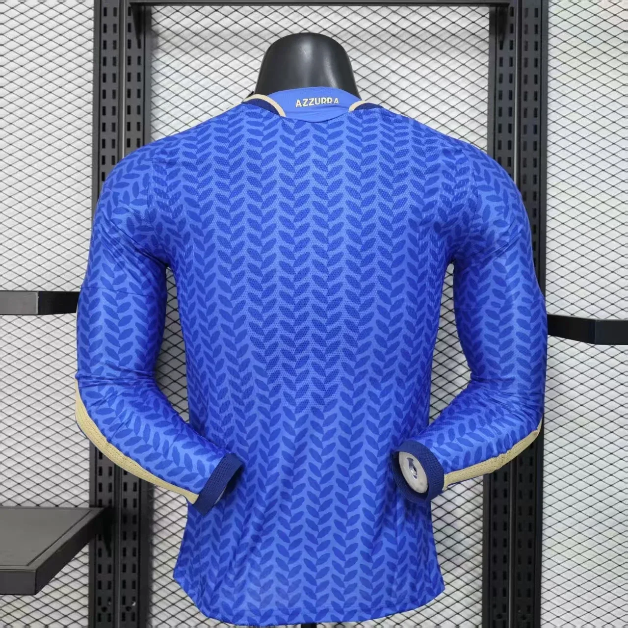 Tifoso Store Italia Home 2026 maglia manica lunga azzurra