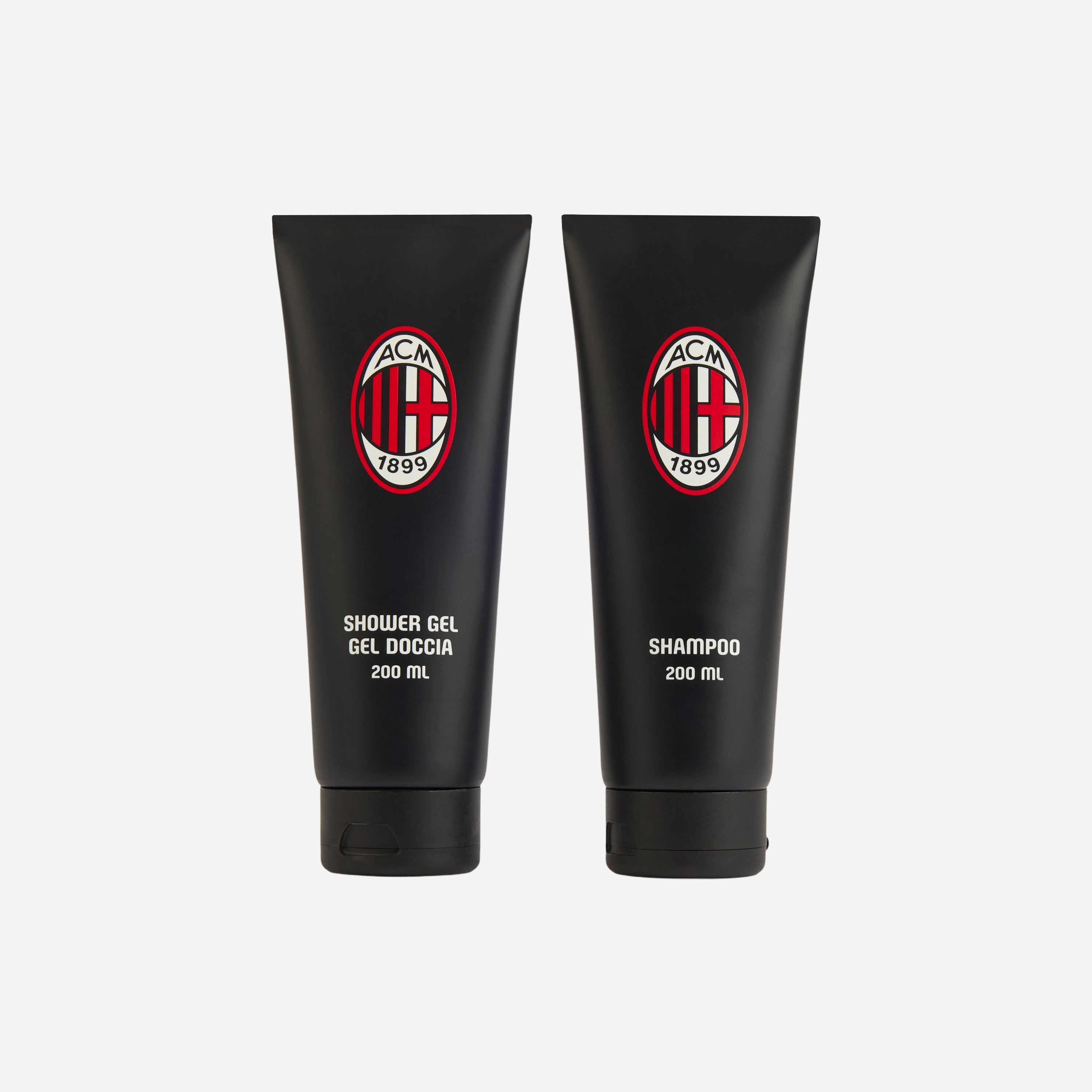 AC Milan Borsa e Zaini beauty case nero + set doccia 2x200 ml
