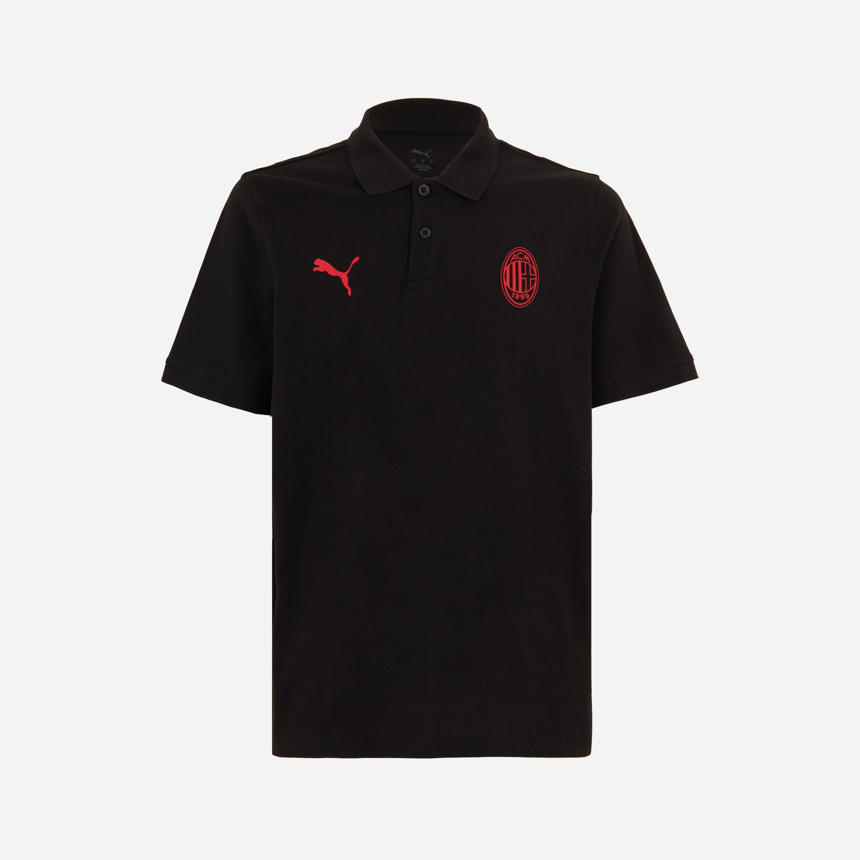 AC Milan Essential polo nera cotone uomo