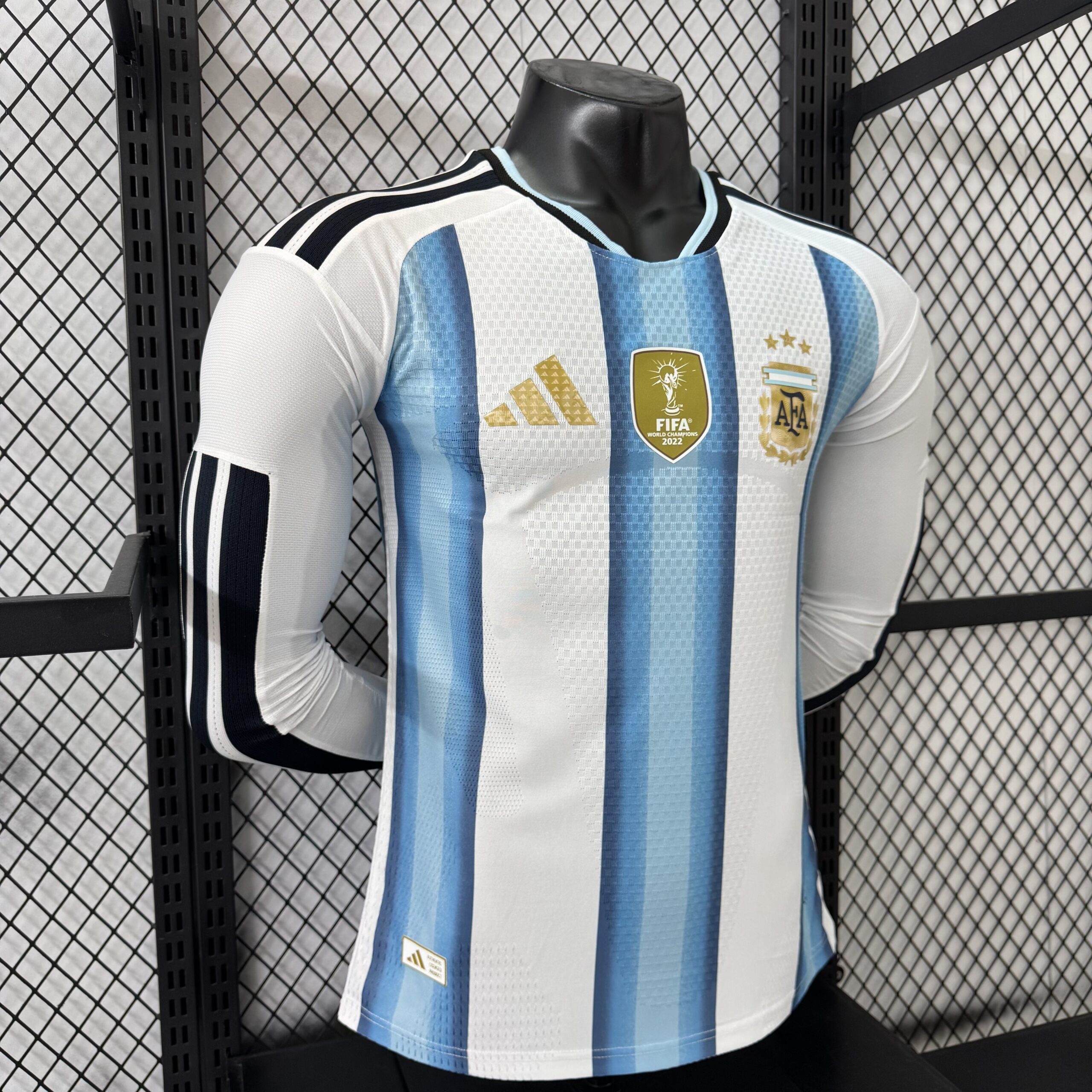 Argentina Player Version Home 2026/27 maglia manica lunga albiceleste