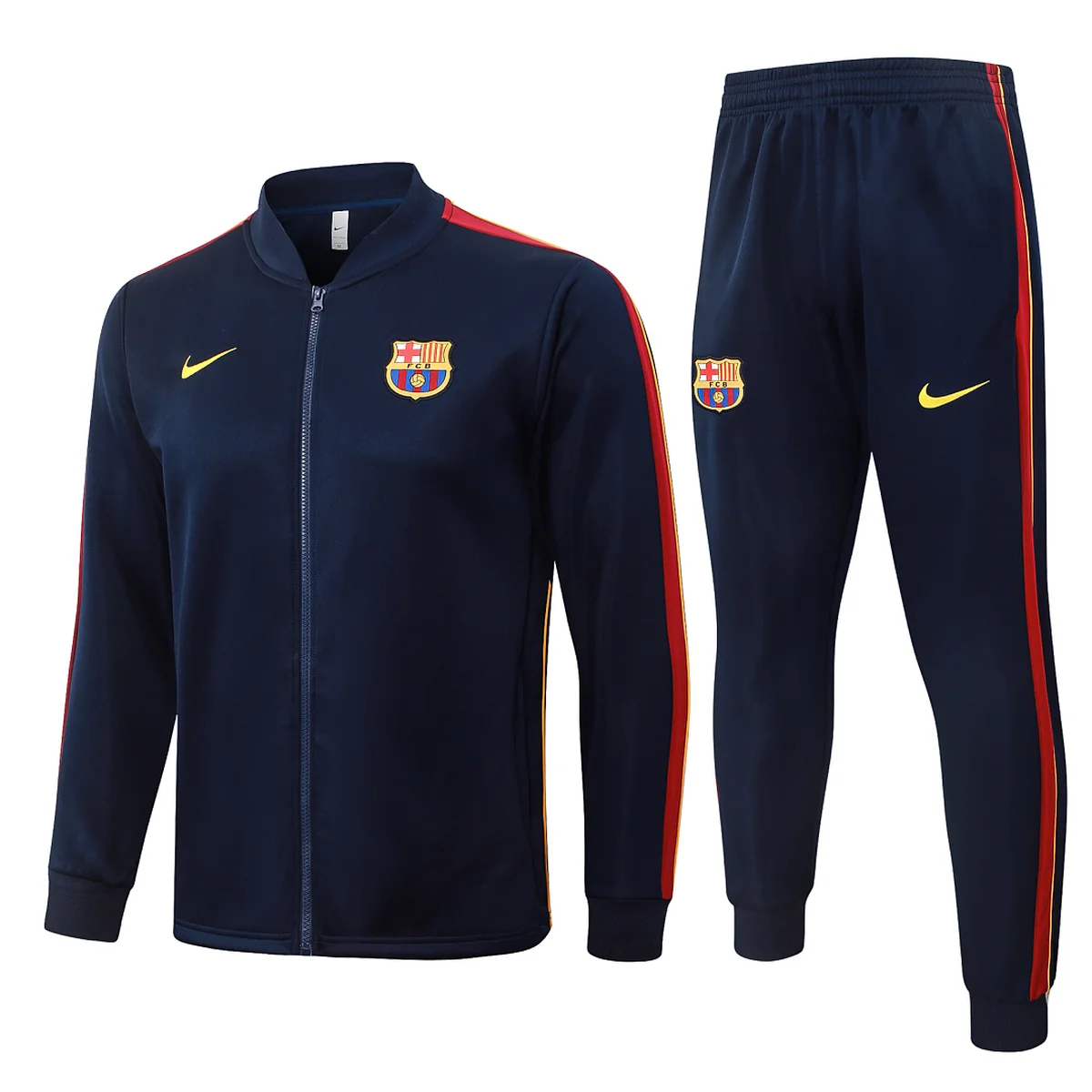 Tifoso Store Barcellona 2026/27 tuta full zip blu navy rossa