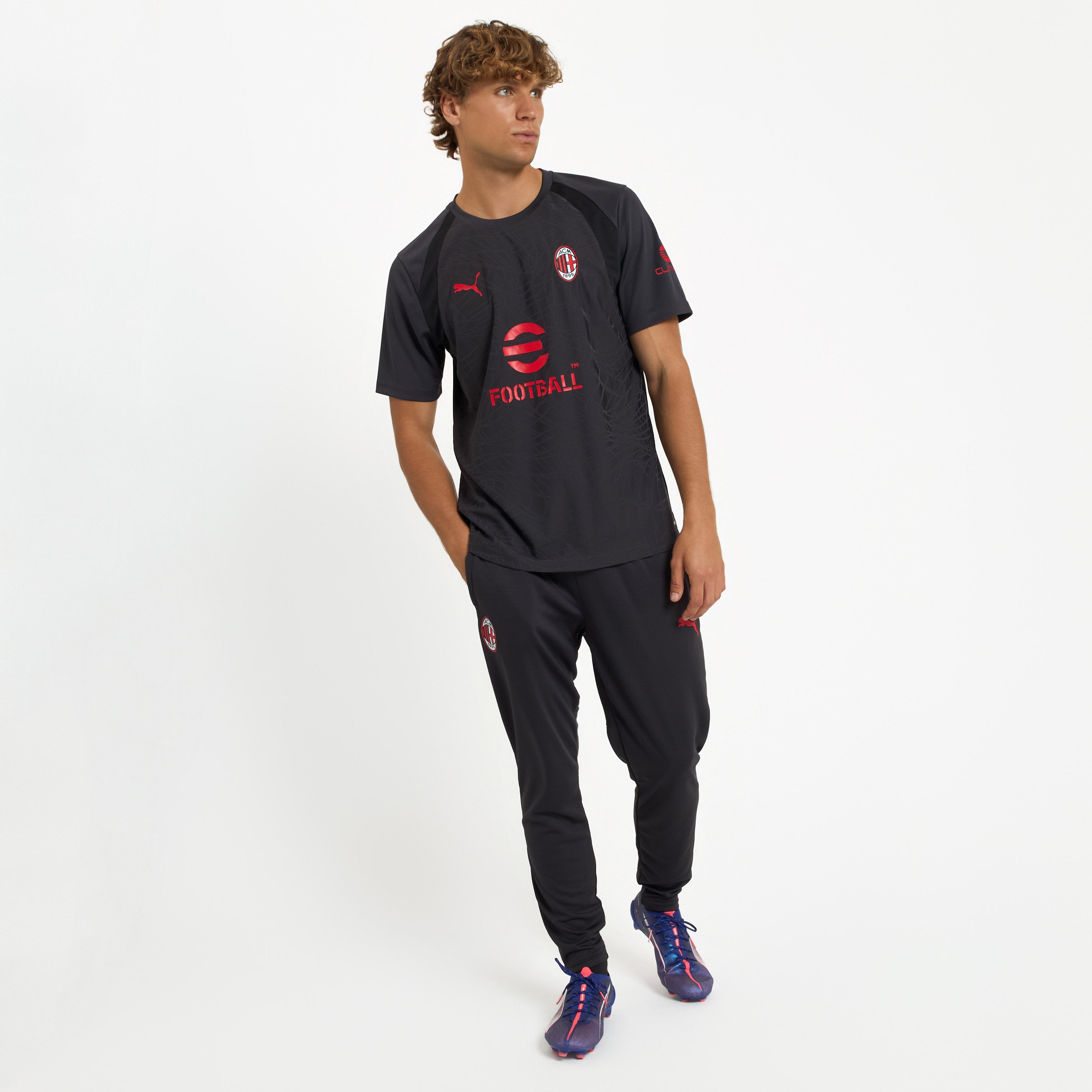 AC Milan Allenamento 2026/27 maglia grigia slim drycell