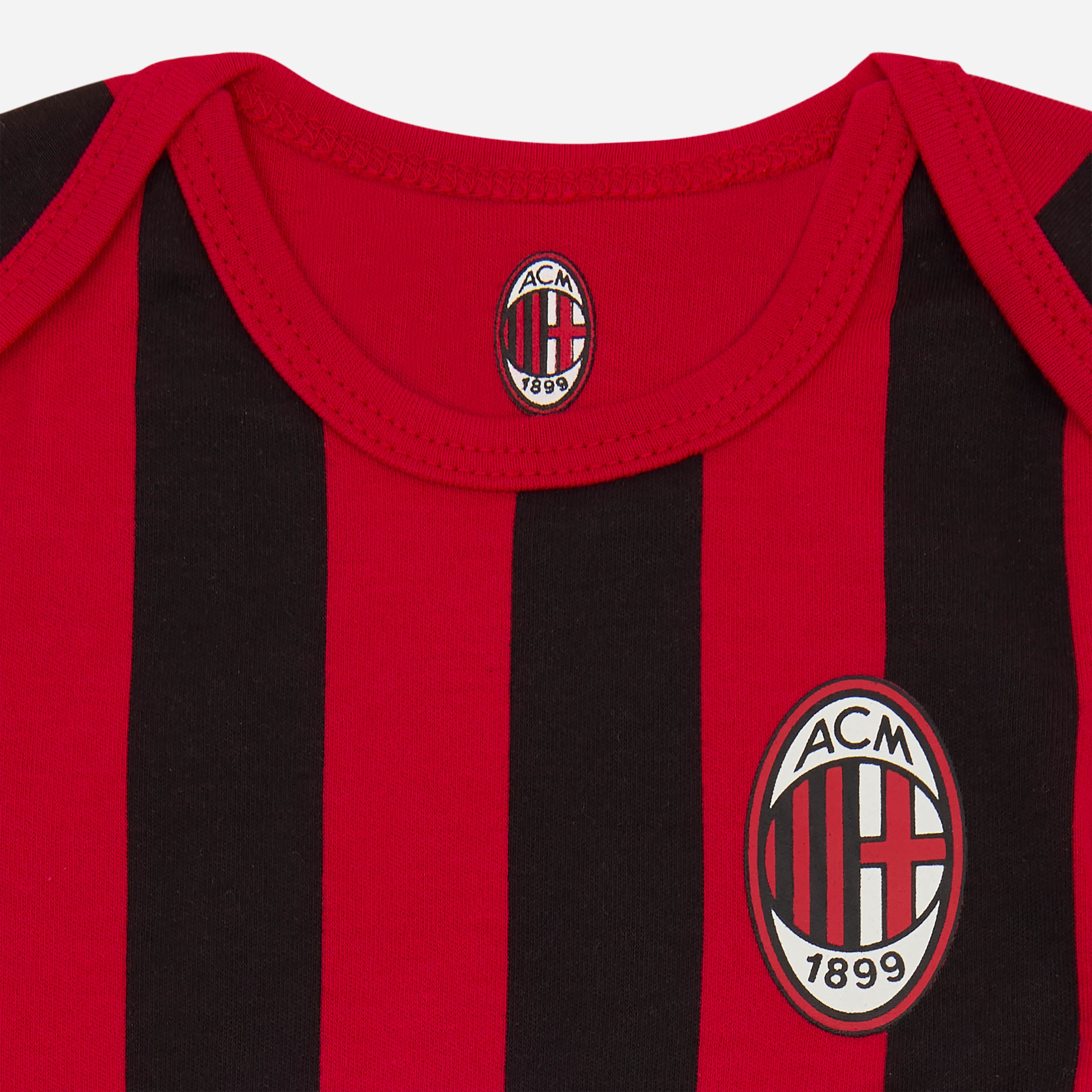 AC Milan Red&Black body neonato rosso nero