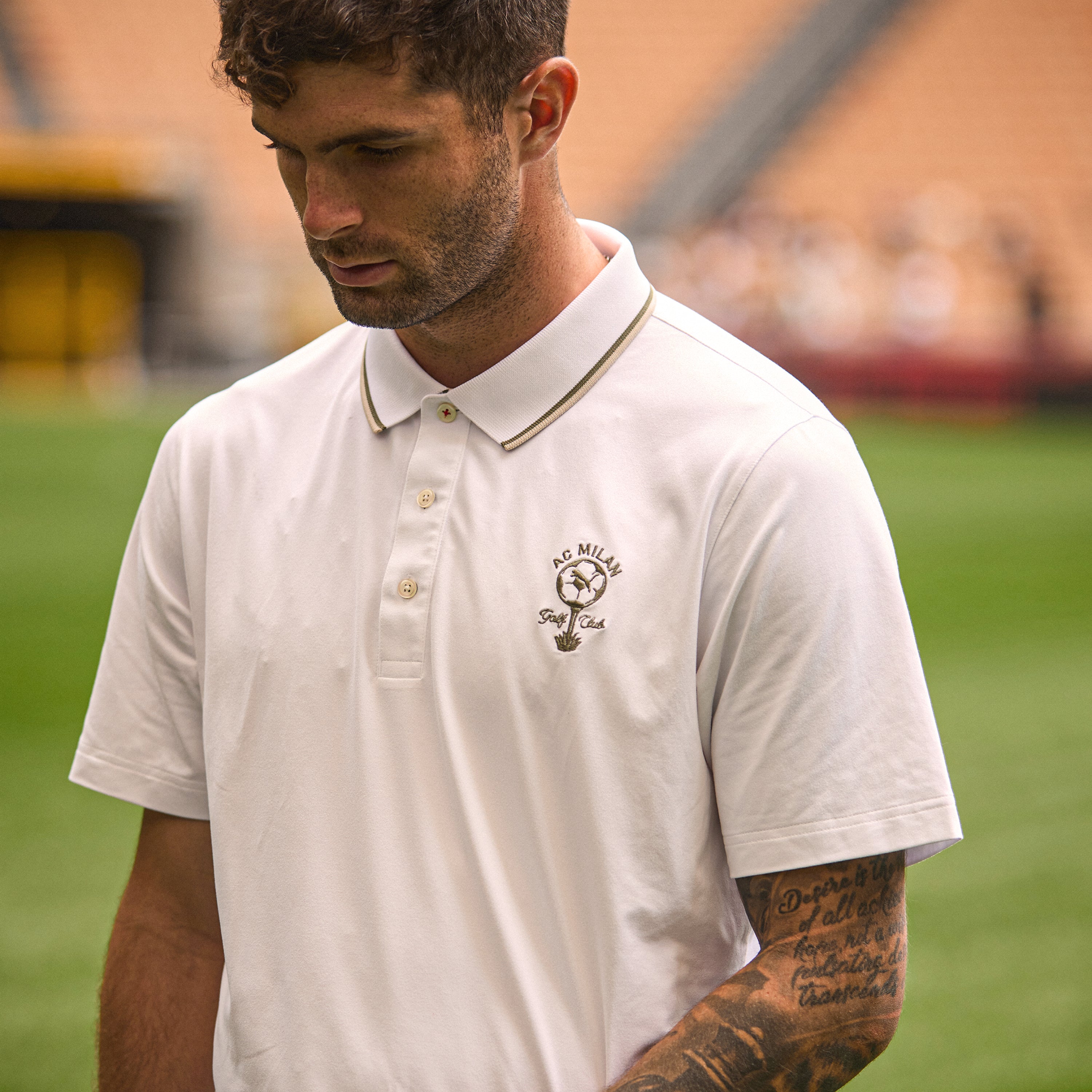 AC Milan Polo Milan Puma X ACM Golf Club polo bianca uomo traspirante