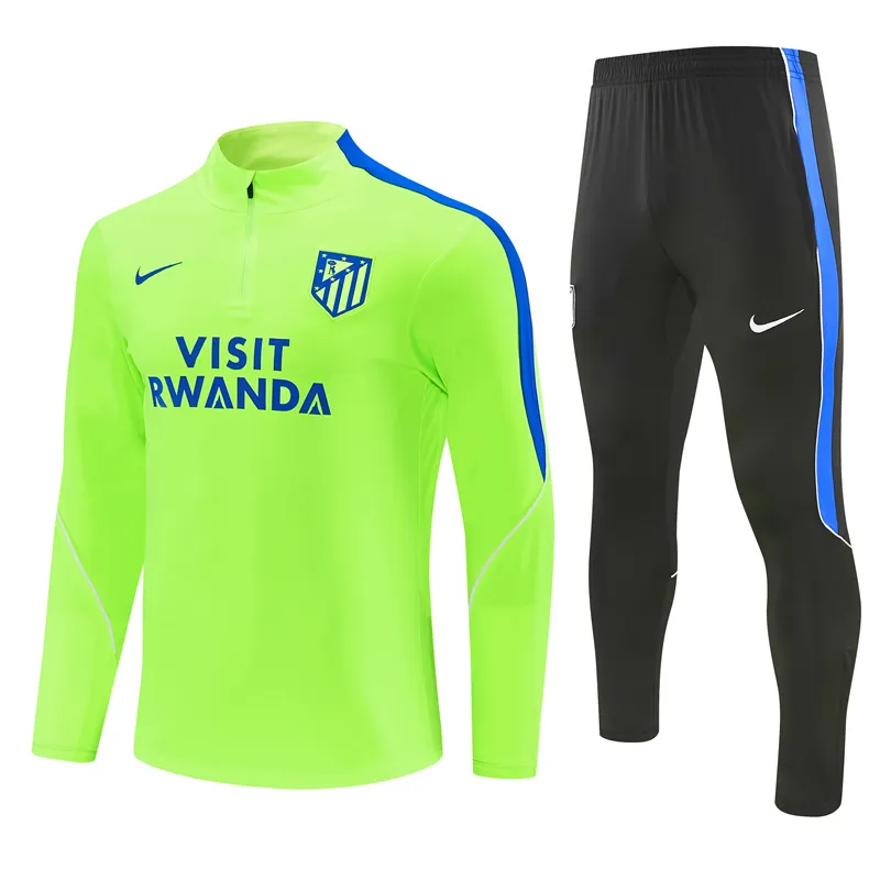 Atletico Madrid 2026/27 tuta allenamento verde fluo nera