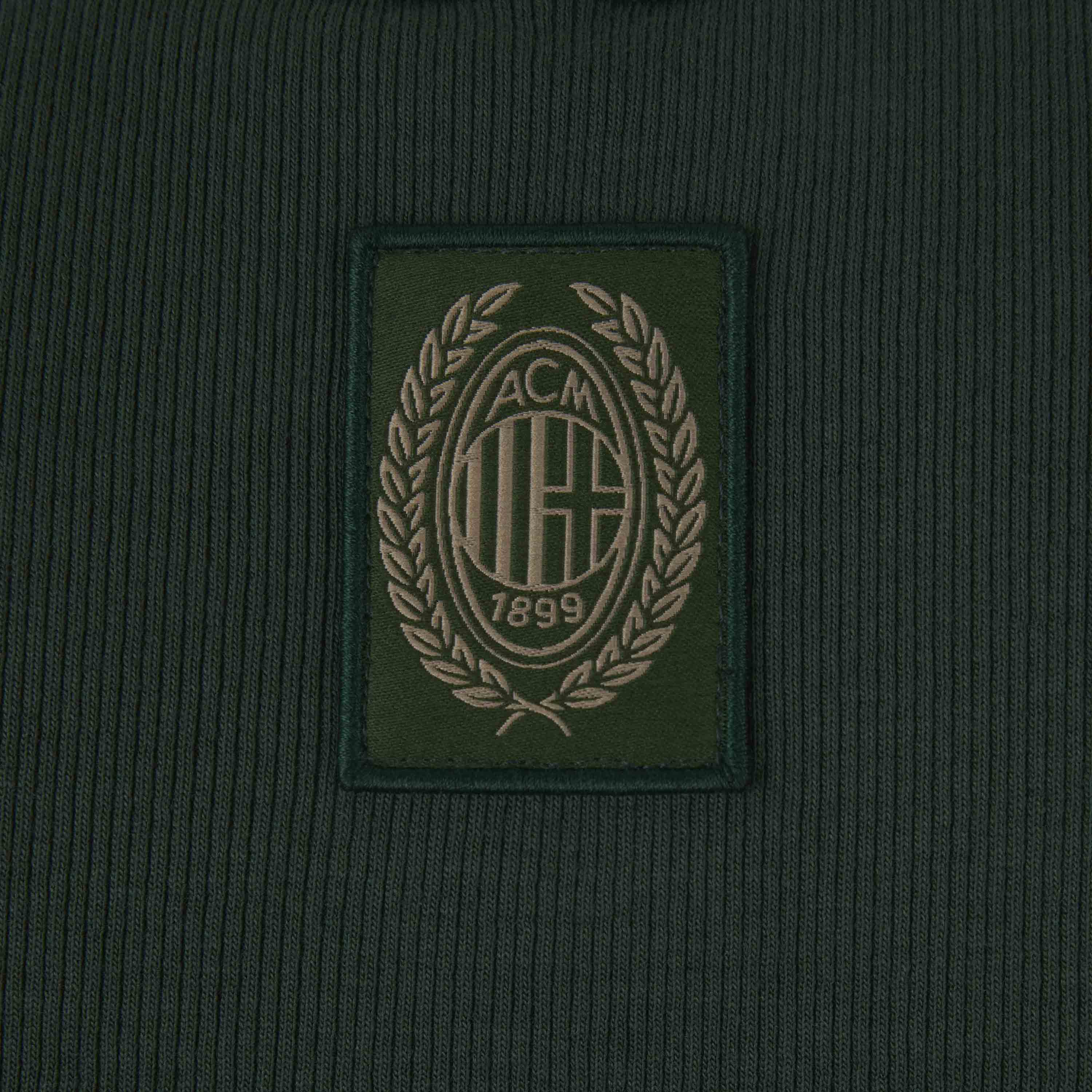 AC Milan Sunday Stadium Top Donna Verde M Cotone Bio