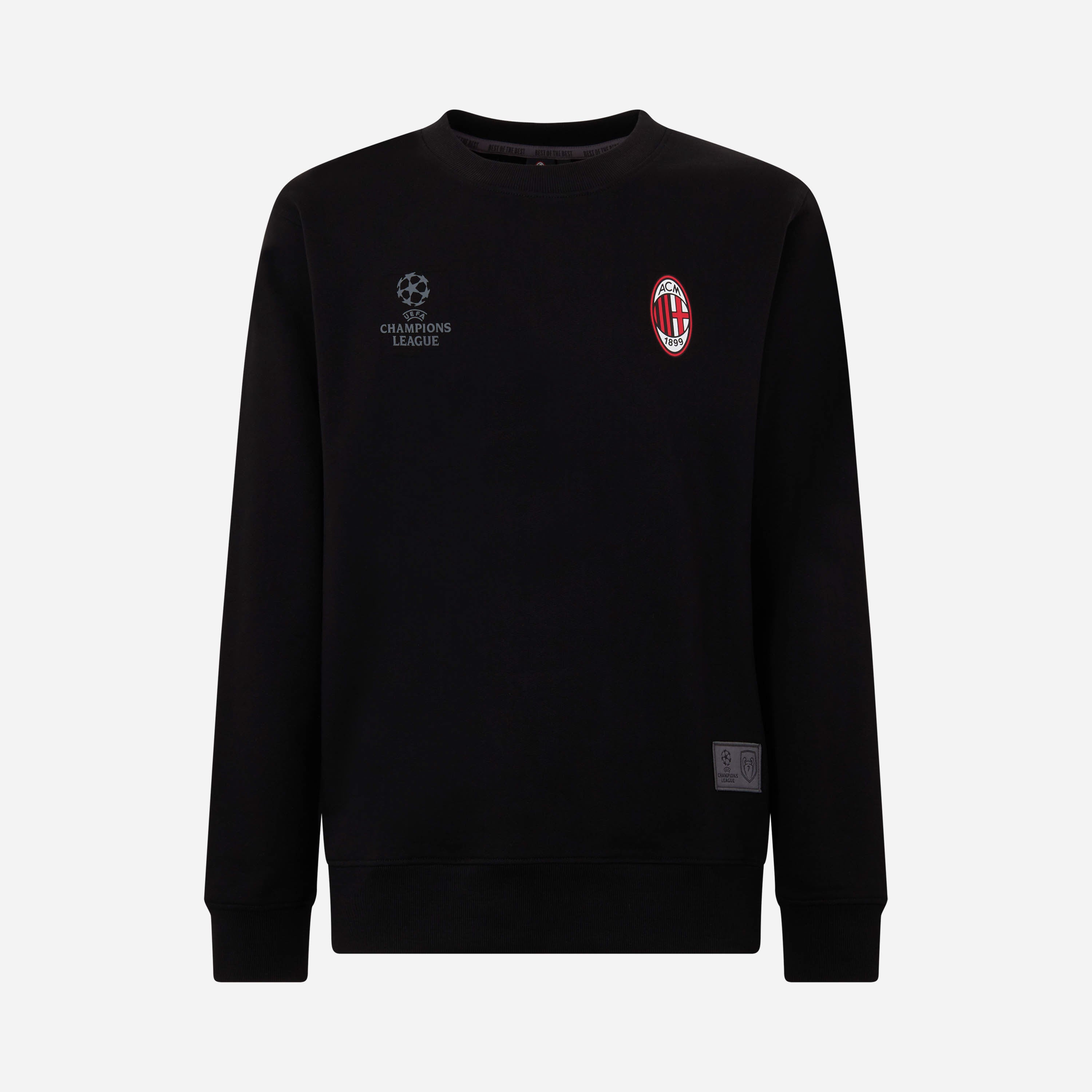 AC Milan Champions Felpa Girocollo Logo Coppe Taglia M