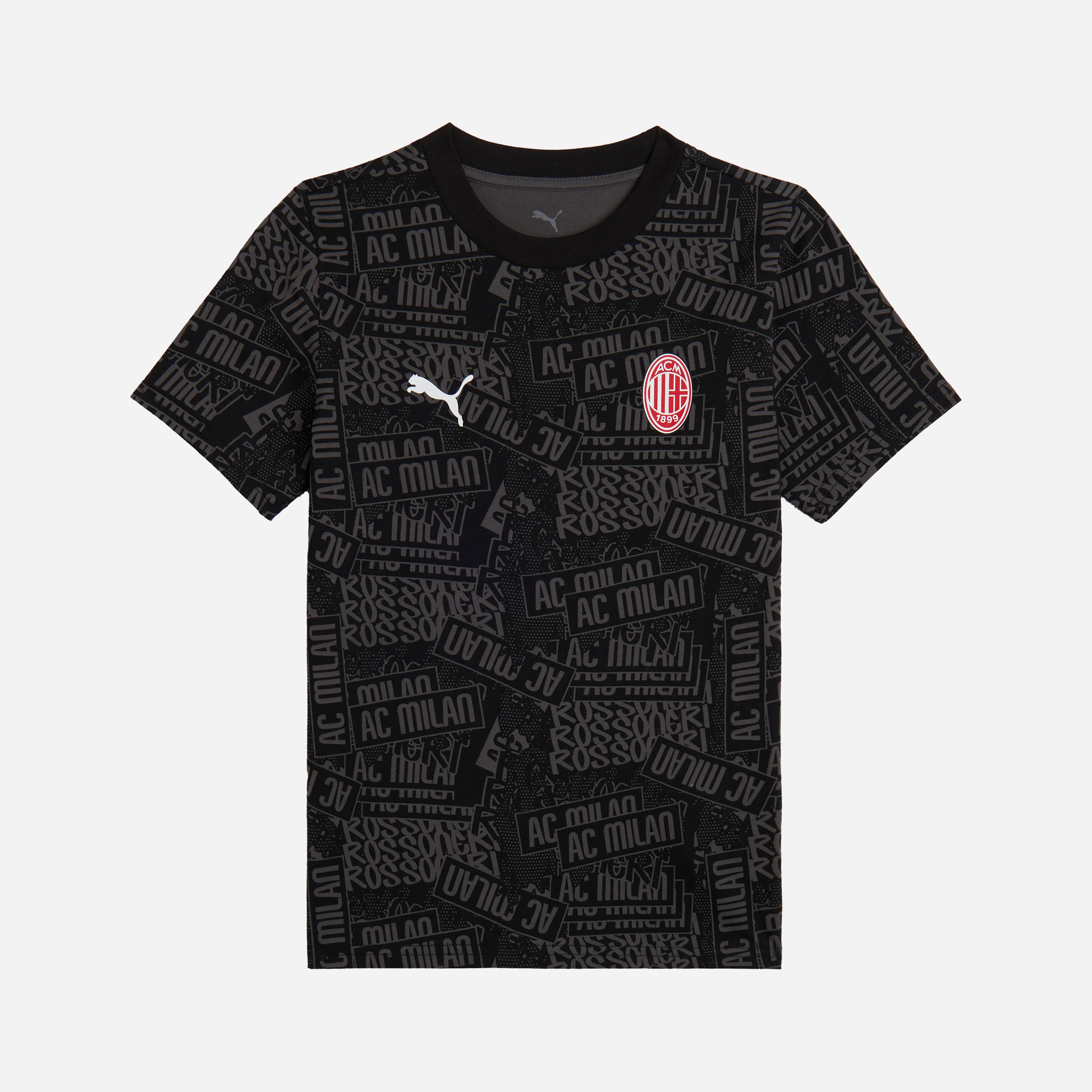 AC Milan Magliette Milan Culture Collection t-shirt bambino nera cotone