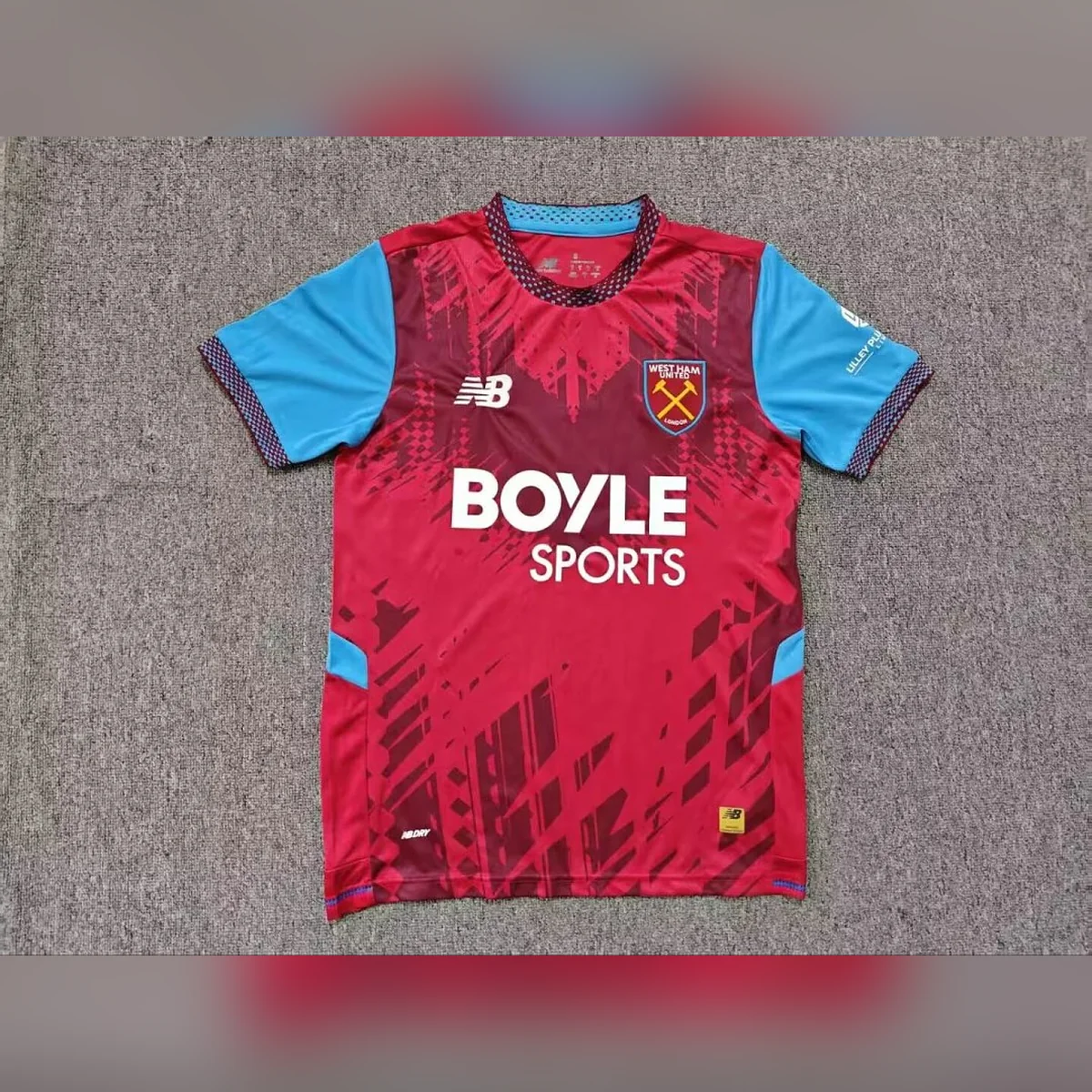 Tifoso Store West Ham Prima Maglia 2026/27 maglia calcio granata