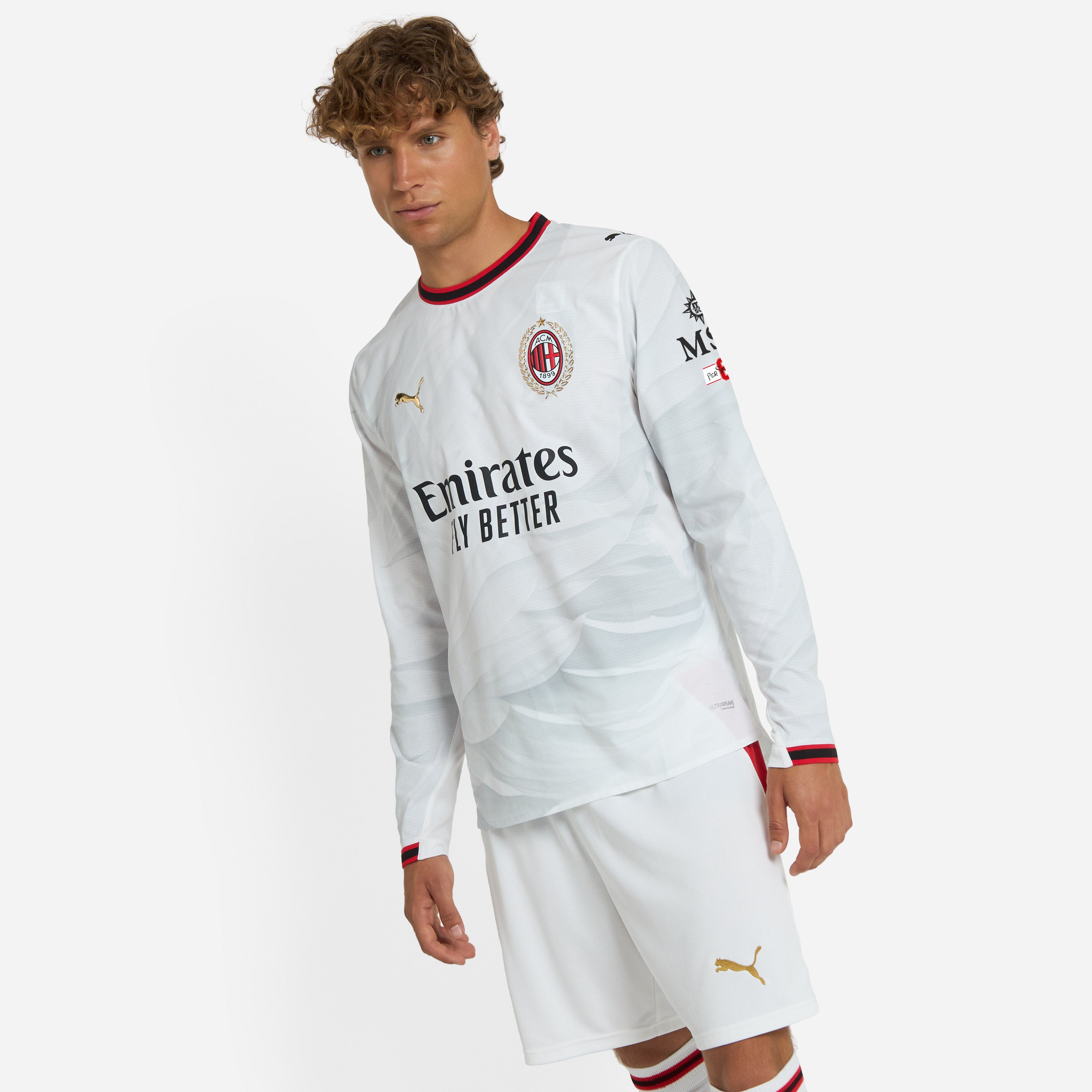AC Milan 2026/27 Away Authentic maglia manica lunga taglia L