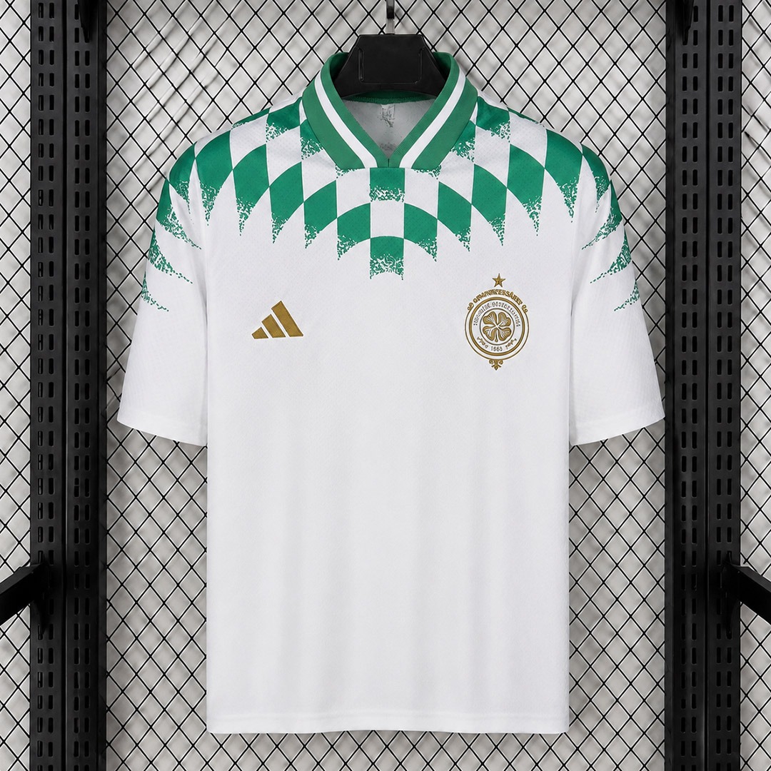 Tifoso Store Celtic Stadium 2026/27 maglia bianca rombi