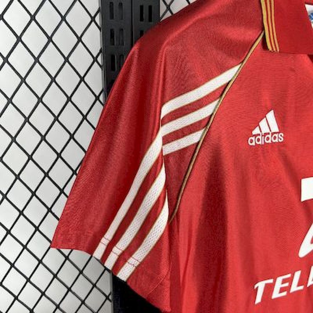 Benfica 1998/99 Maglia Home Rossa Retro