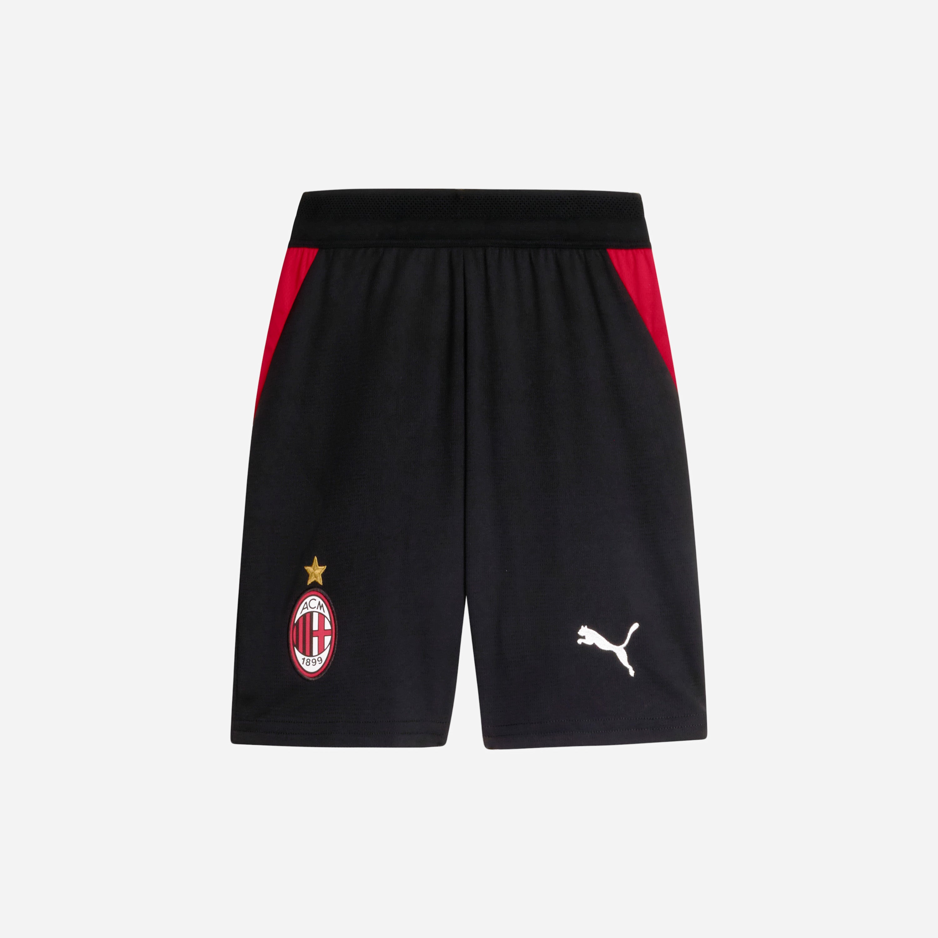 AC Milan Kit Gara Home 2026/27 pantaloncini neri bambino traspiranti