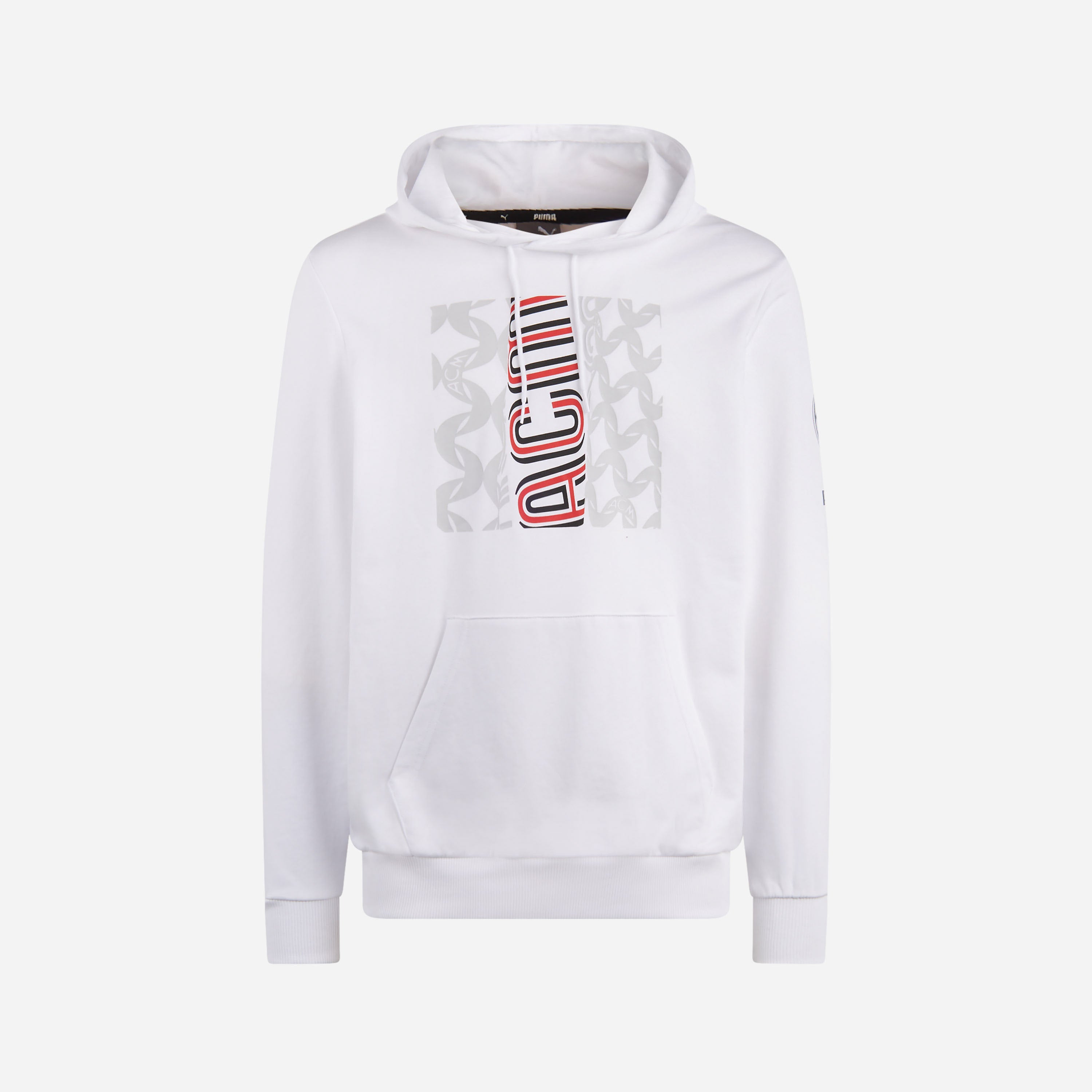 AC Milan FtblCore Felpa con Cappuccio Uomo Cotone