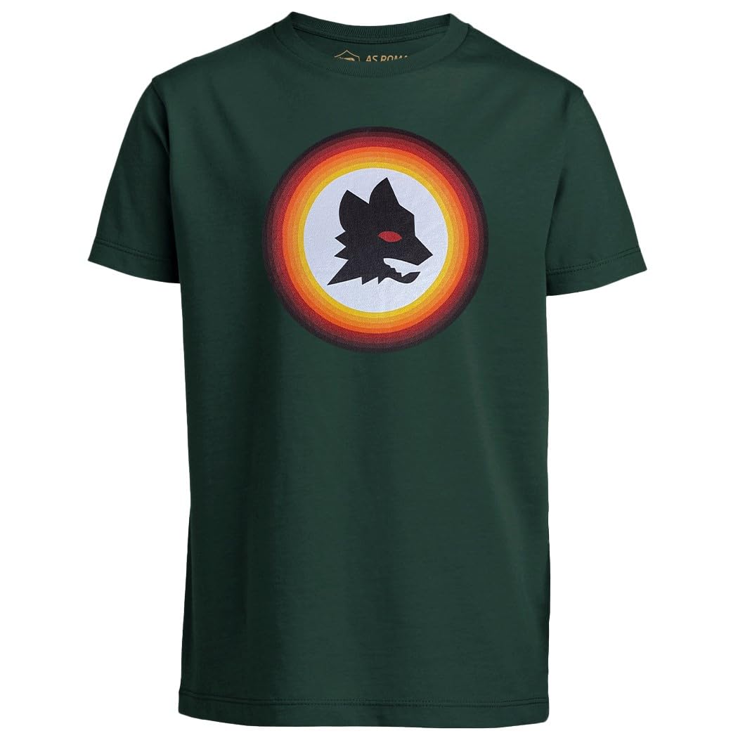 Roma Fanshop Lupetto Stampato t-shirt maglia giallorossa
