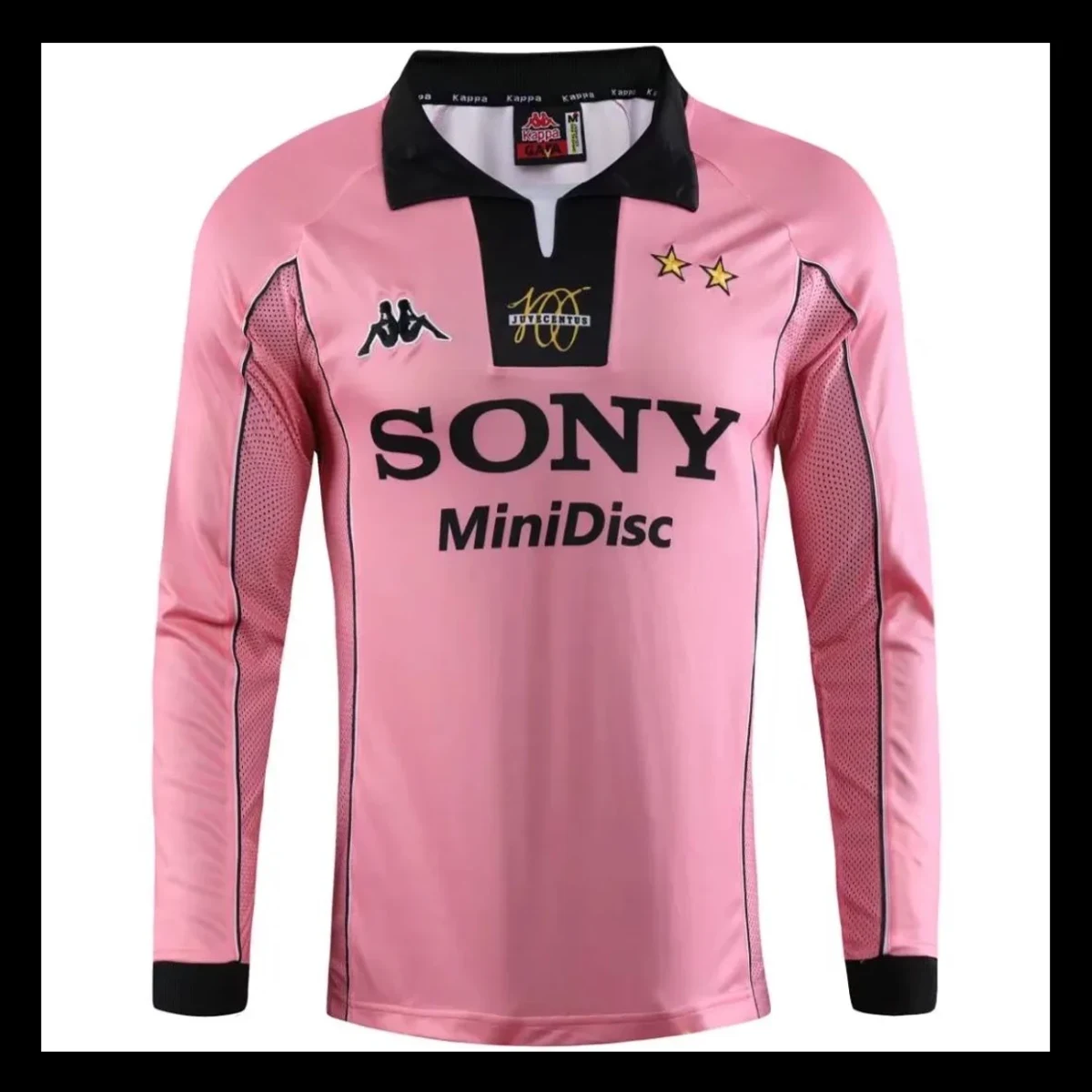 Juventus Centenario 1997/98 maglia tifoso rosa manica lunga