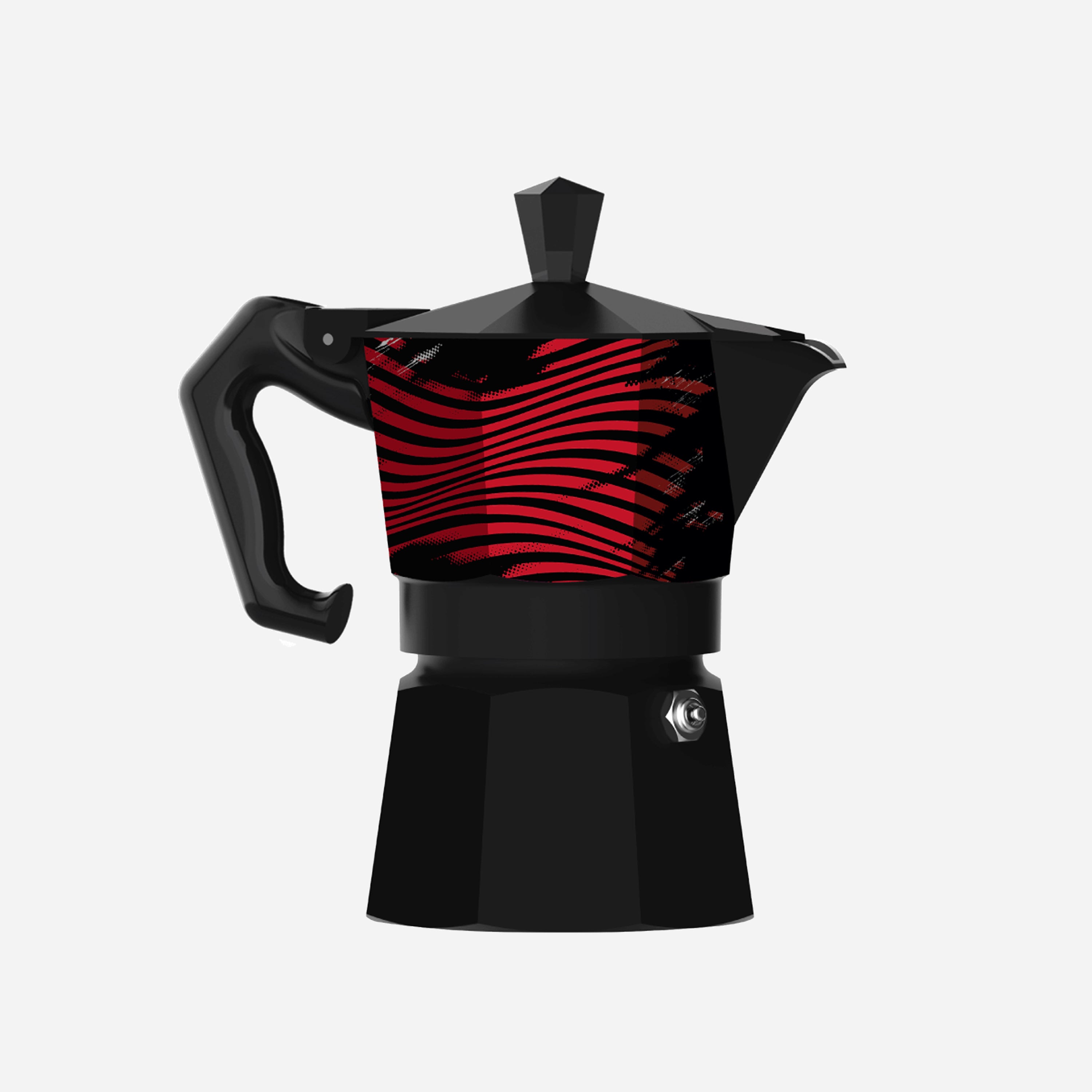 AC Milan Accessori Milan moka Bialetti Express 3 tazze rossa