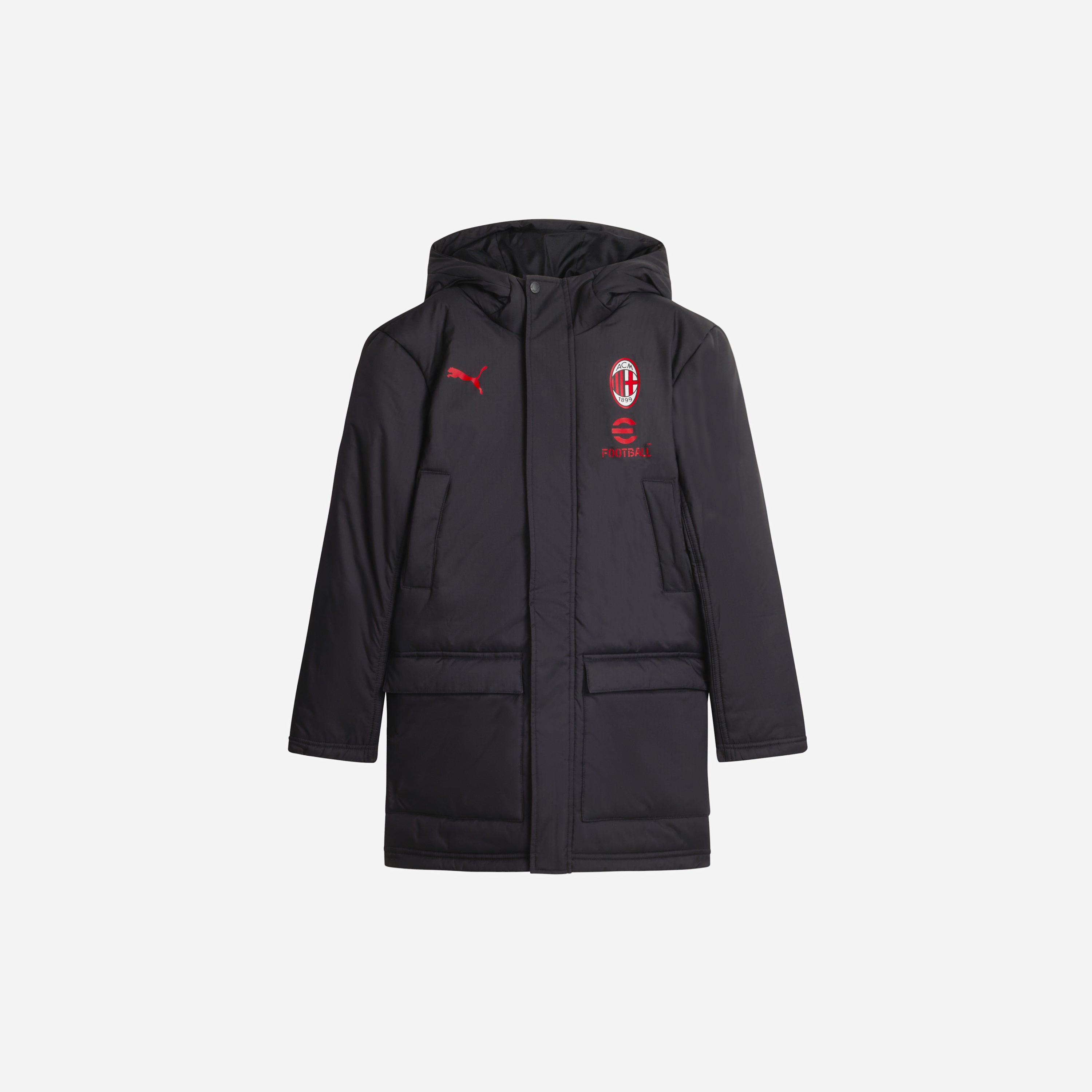 AC Milan Training 2026/27 giacca invernale bambino cappuccio