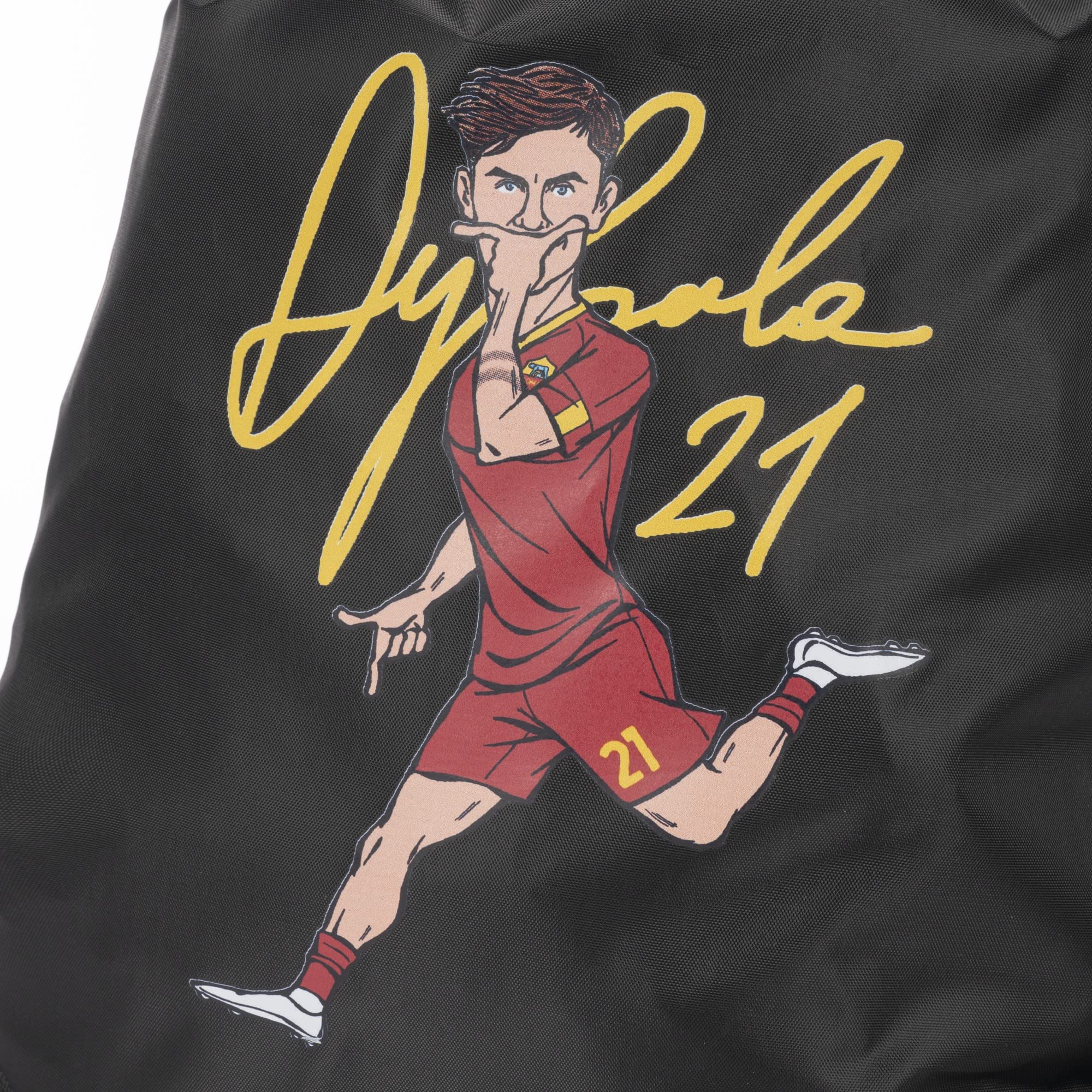 AS Roma Gymsack BAGS-GDY01 sacca nera poliestere