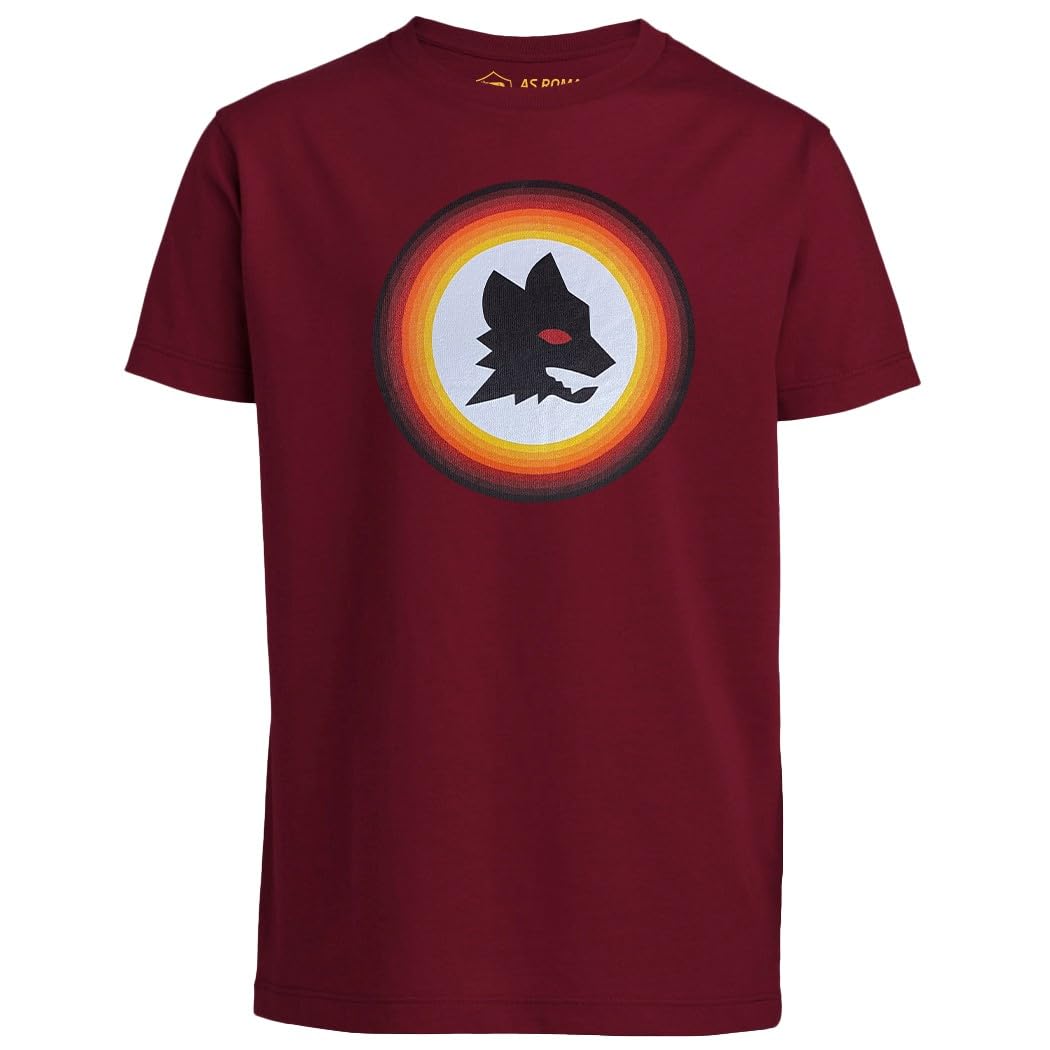 Roma Fanshop Lupetto Stampato t-shirt maglia giallorossa
